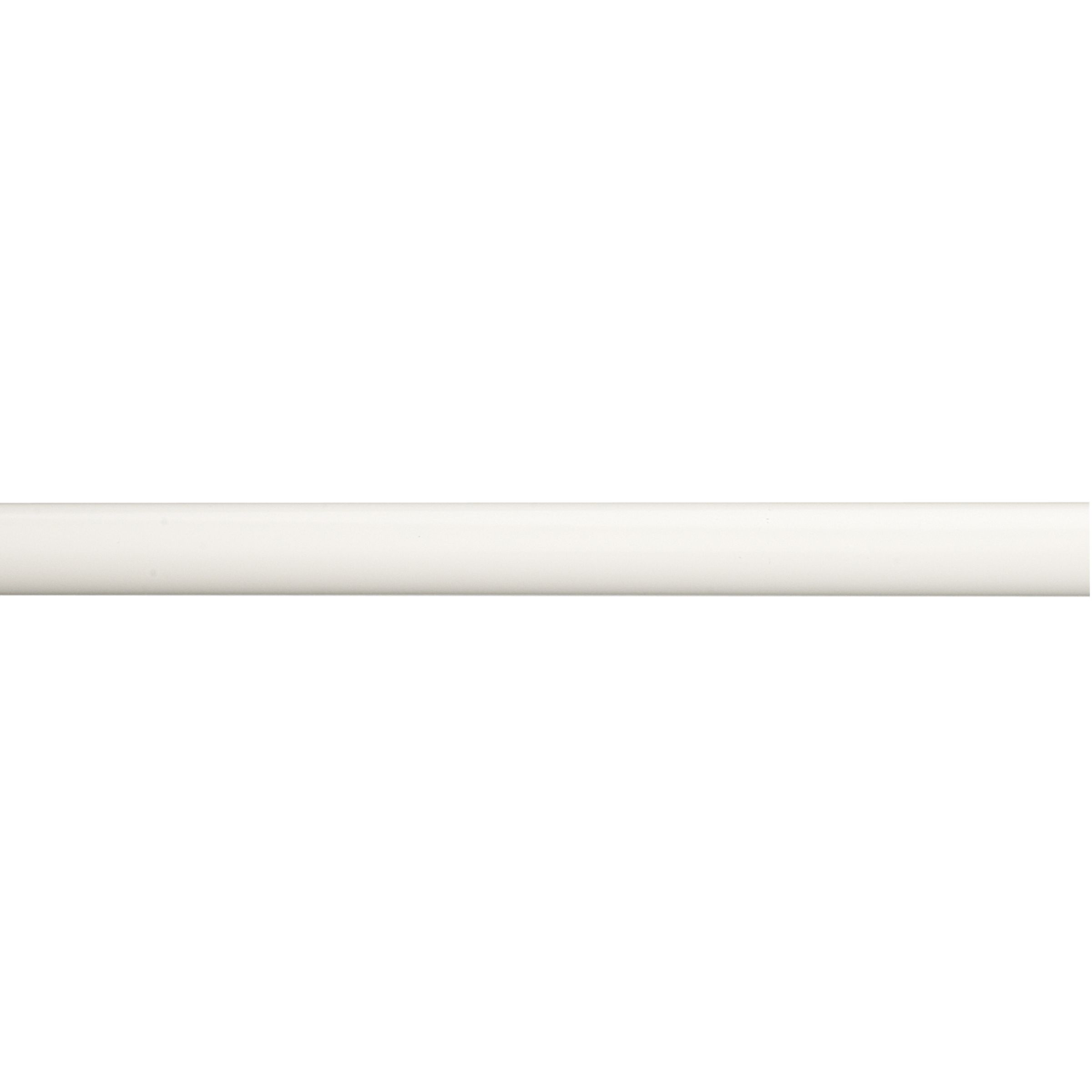 John Lewis White Steel Curtain Poles, Dia.25mm