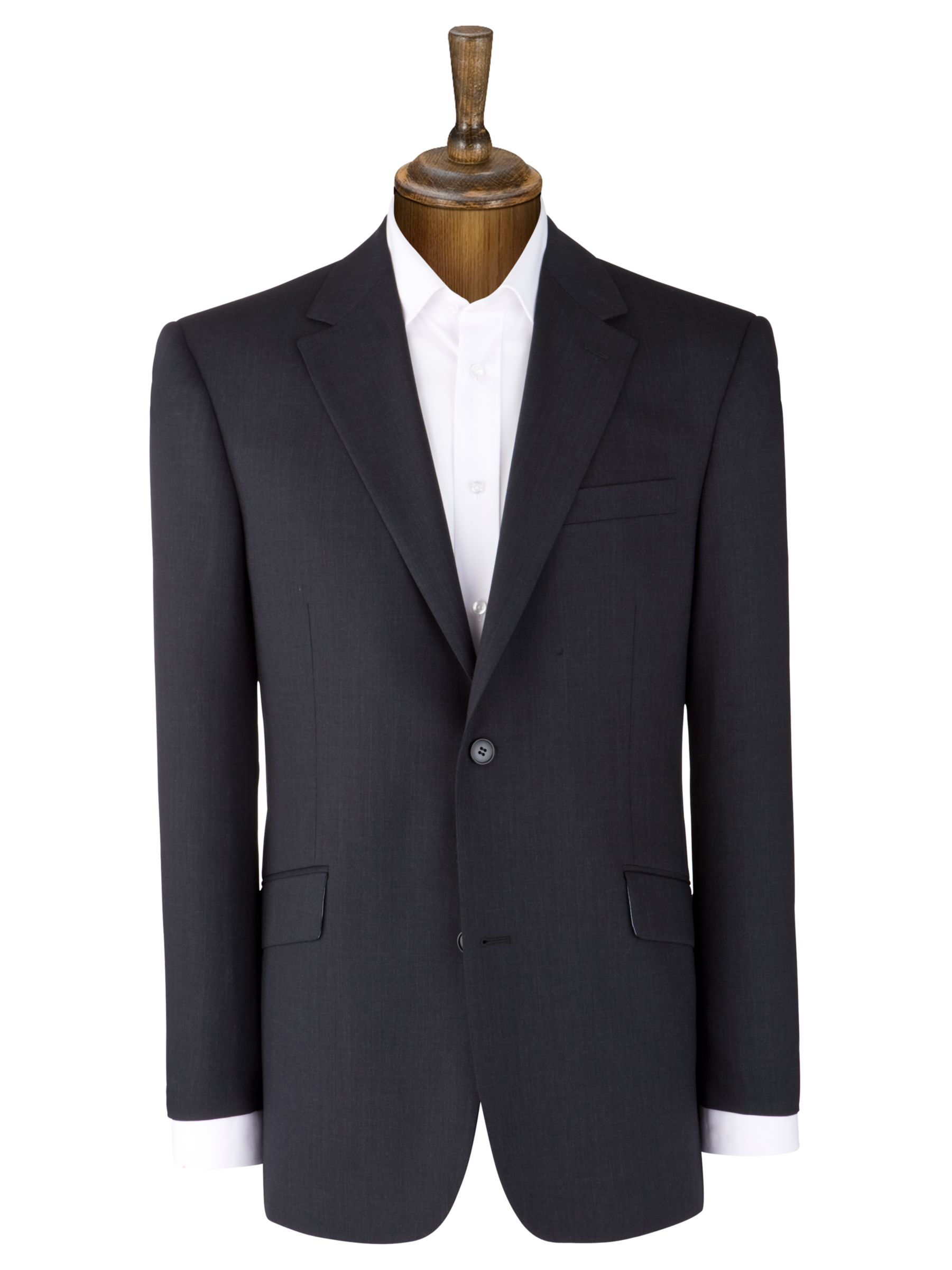 Daniel Hechter Organic Wool Suit Jacket, Charcoal at JohnLewis