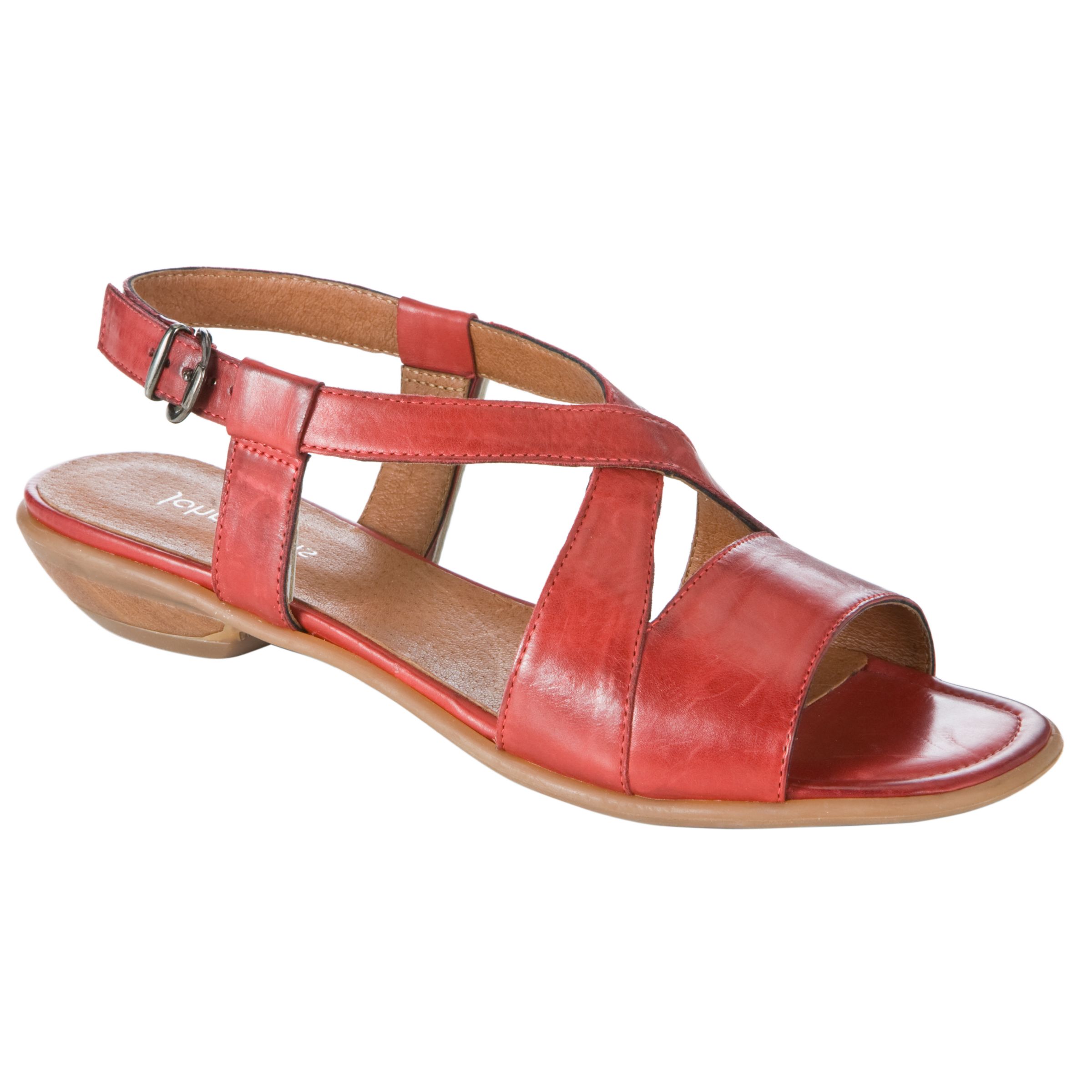 John Lewis Morden Classic Flat Shoes  Red  4