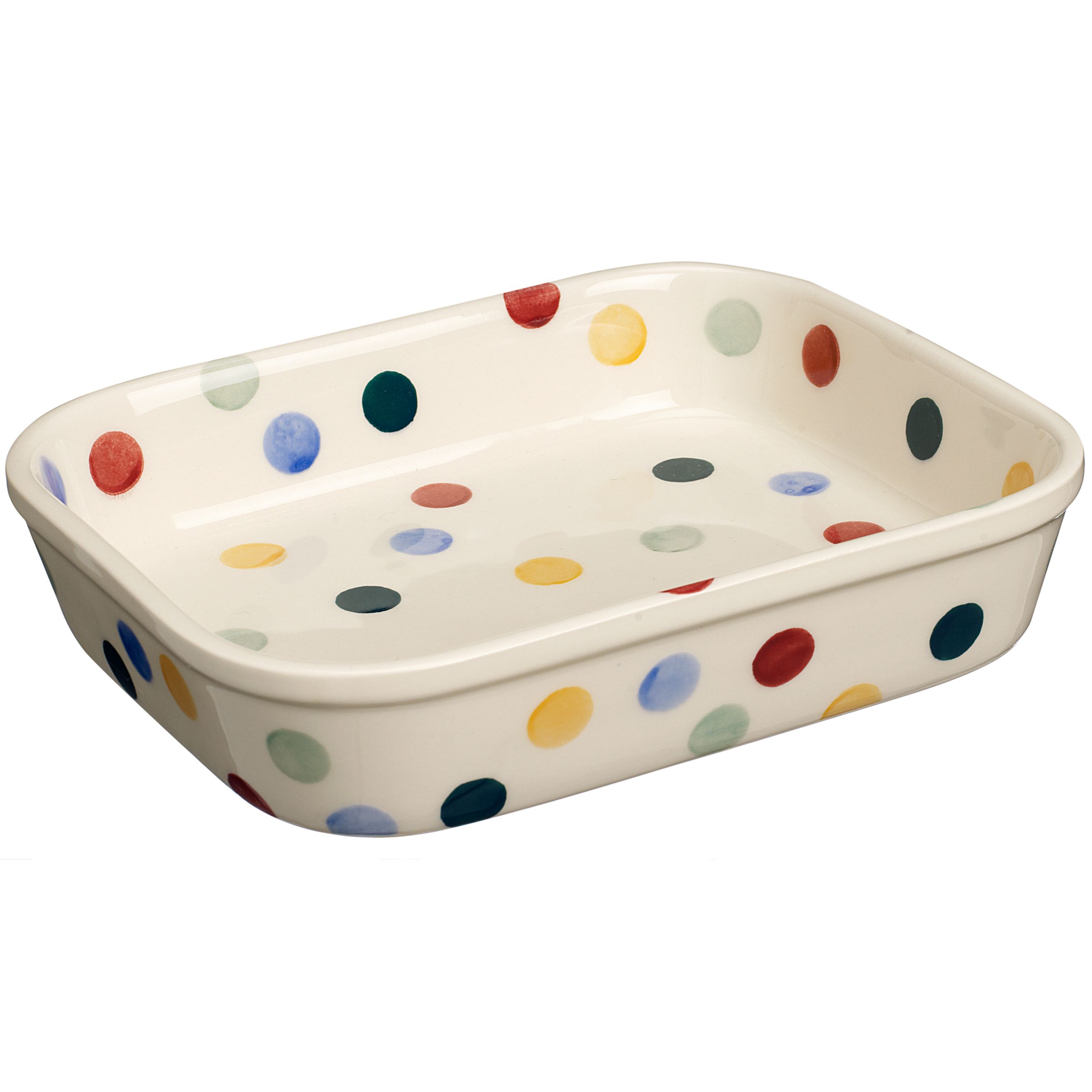 Emma Bridgewater Polka Dots Rectangular Baker, Small 