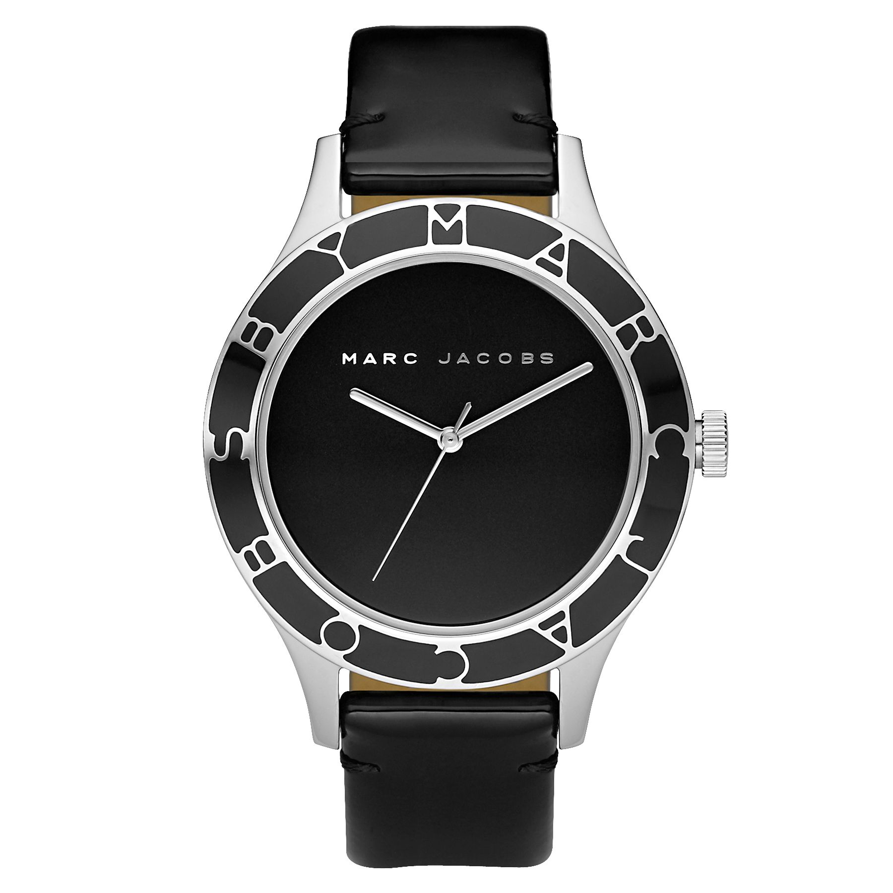 Marc by Marc Jacobs MBM1087 Black Round Dial Strap Watch