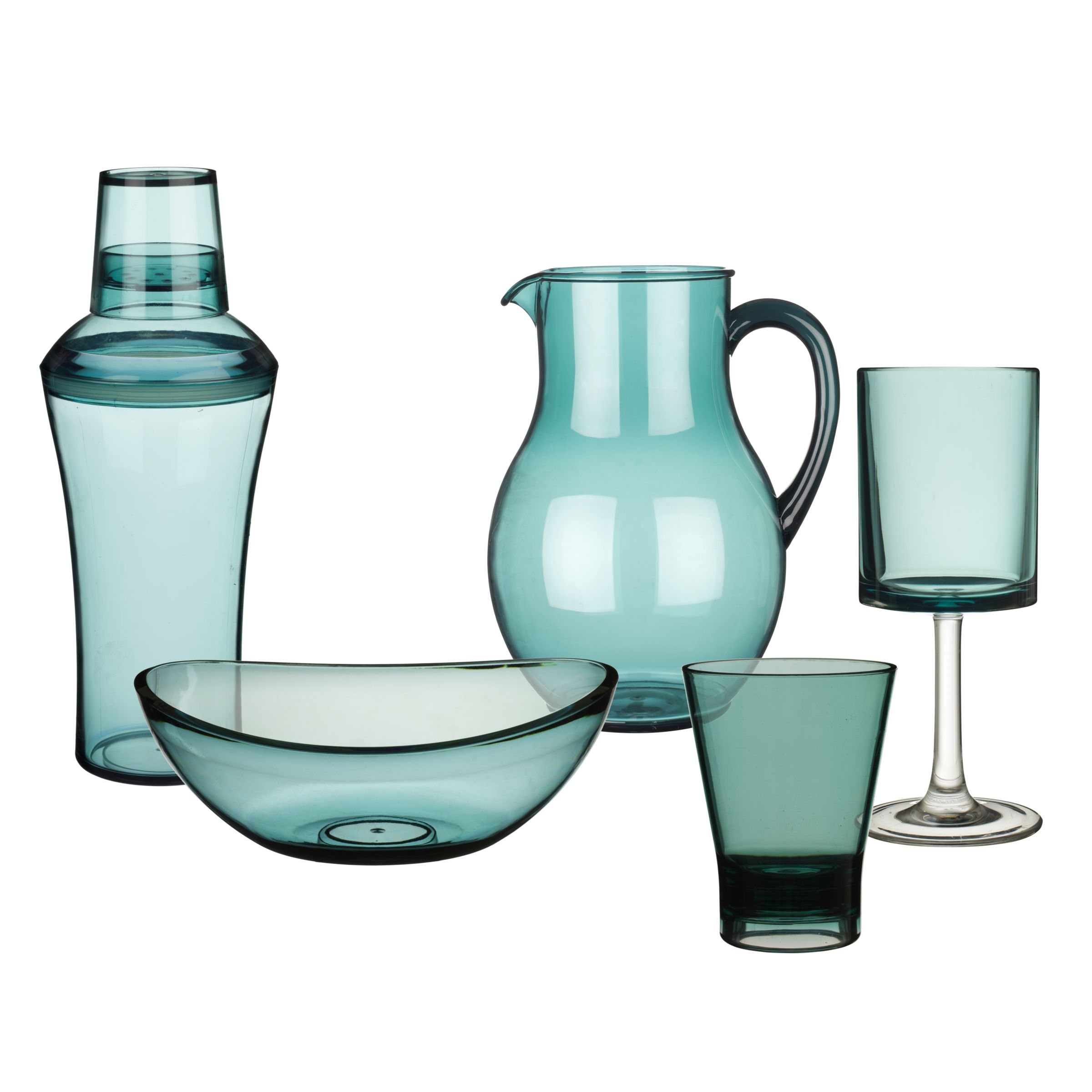 John Lewis Kingfisher Acrylic Picnicware