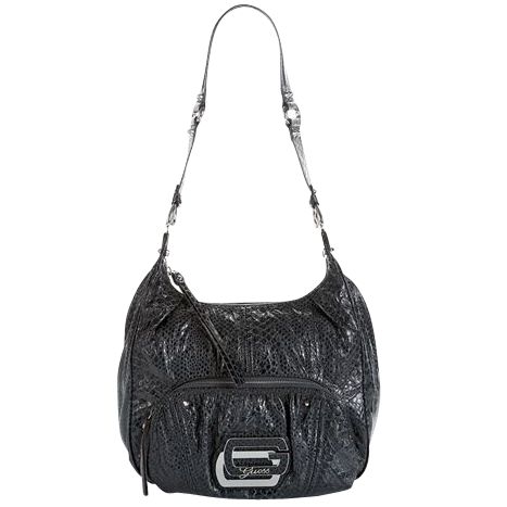 Guess Spike Croc Hobo Handbag, Indigo