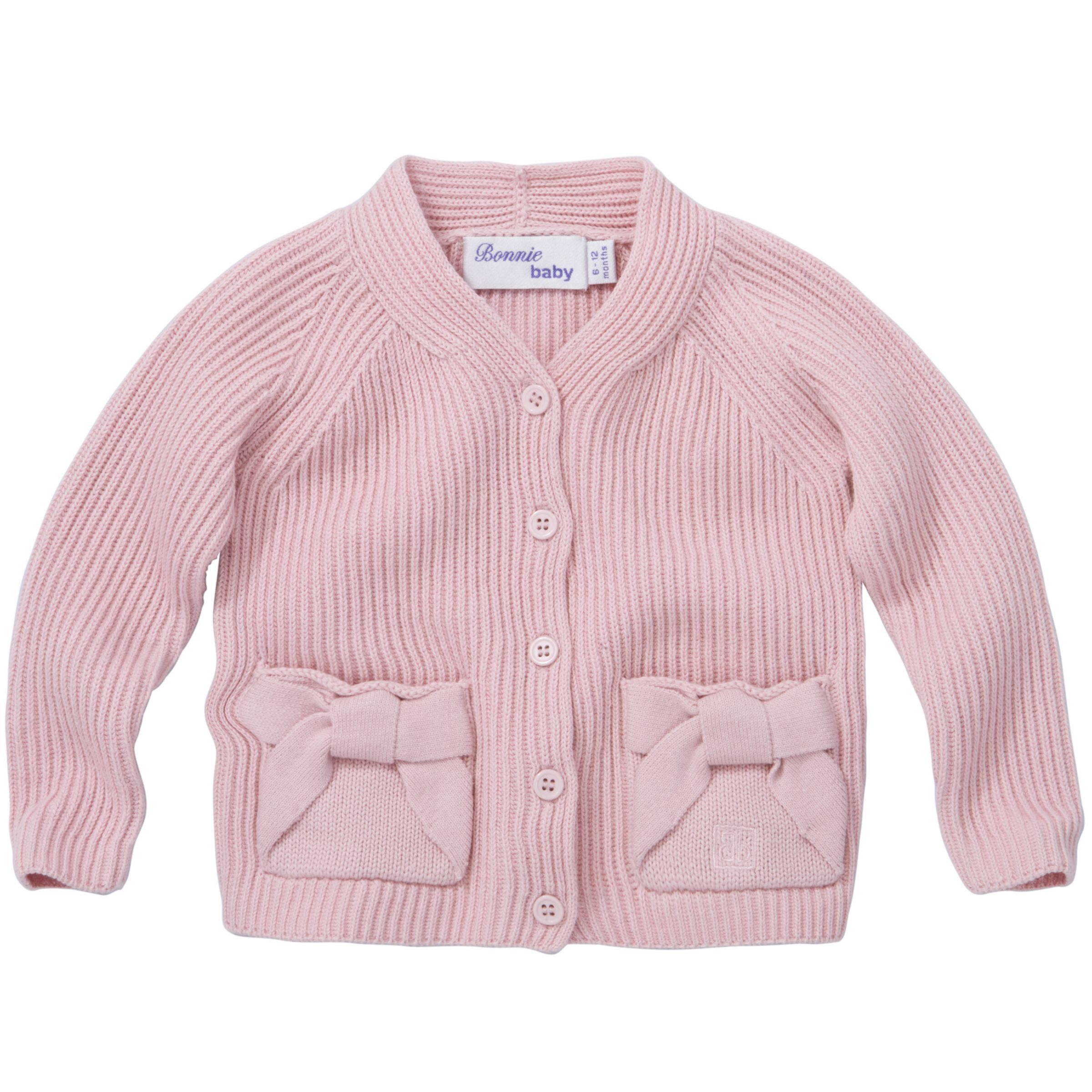 Bonnie Baby Vintage Cardigan Pink 6 12 months