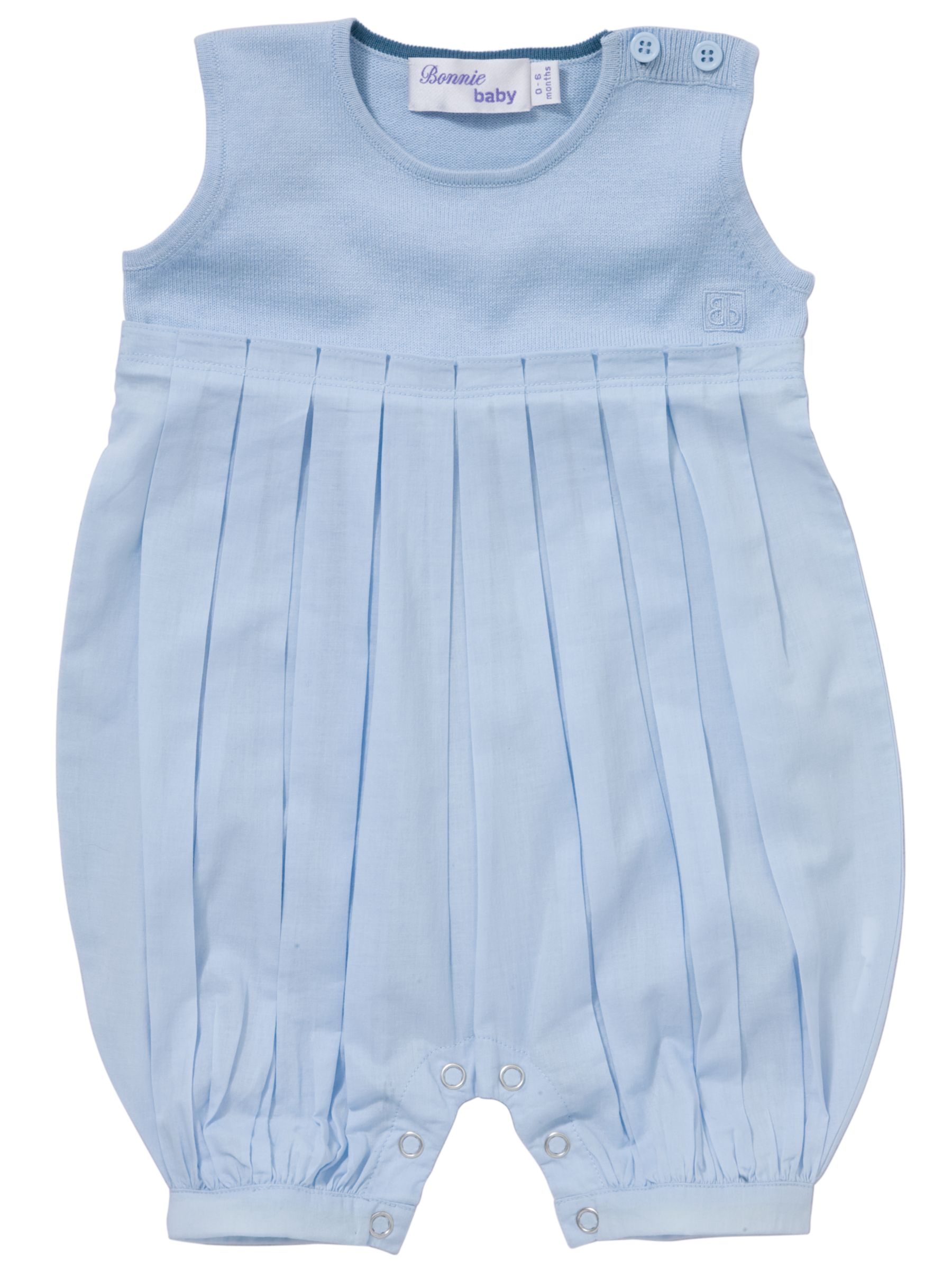 Bonnie Baby Vintage Sailor Romper Suit Blue 0 6 months