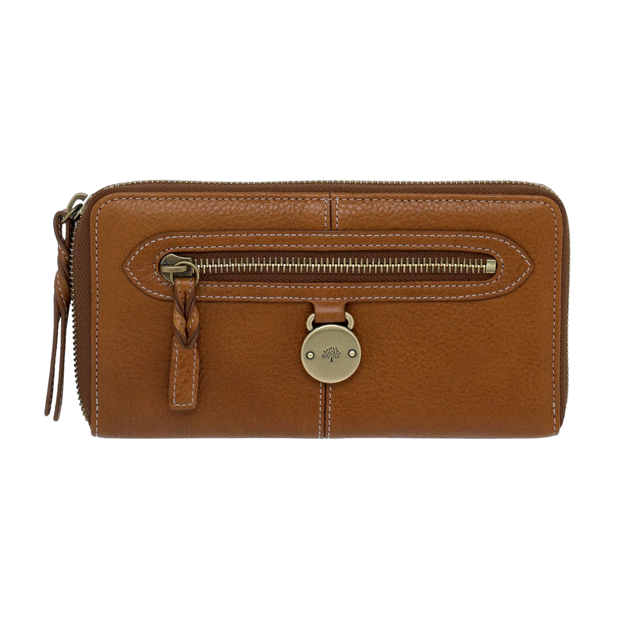 Mulberry Somerset Zip Purse, Oak at JohnLewis