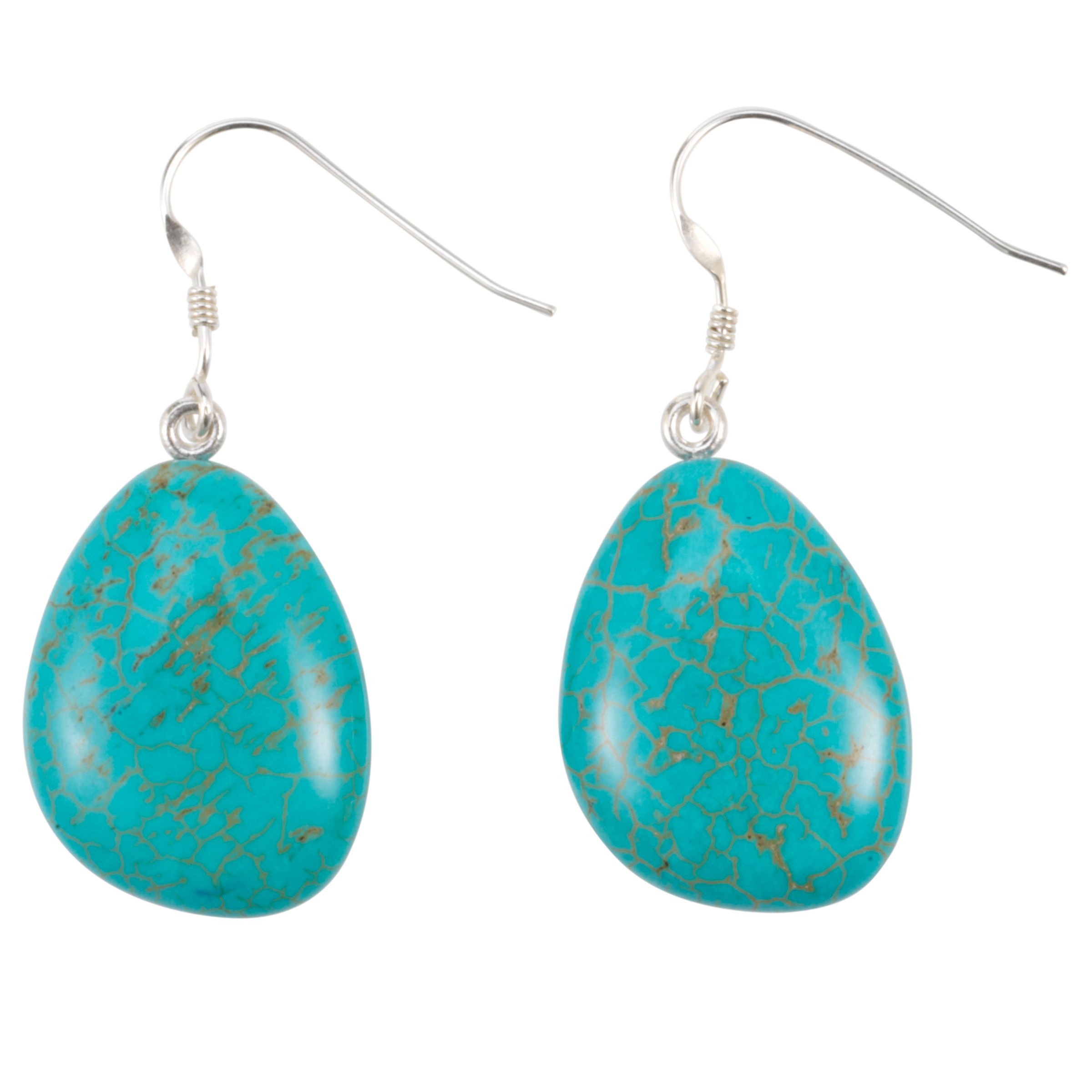 Lola Rose Cameron Magnesite Drop Earrings, Blue