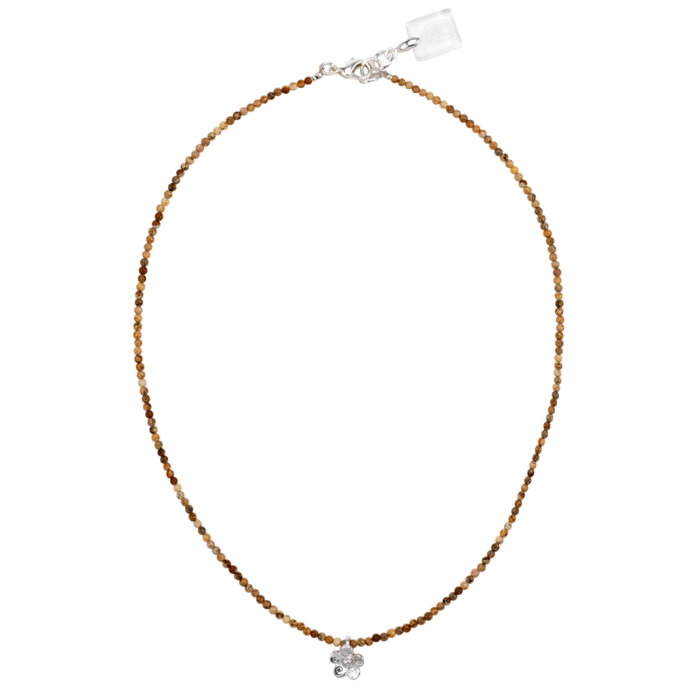 Ã…ska Scandinavia Sand Madeira Flower Necklace