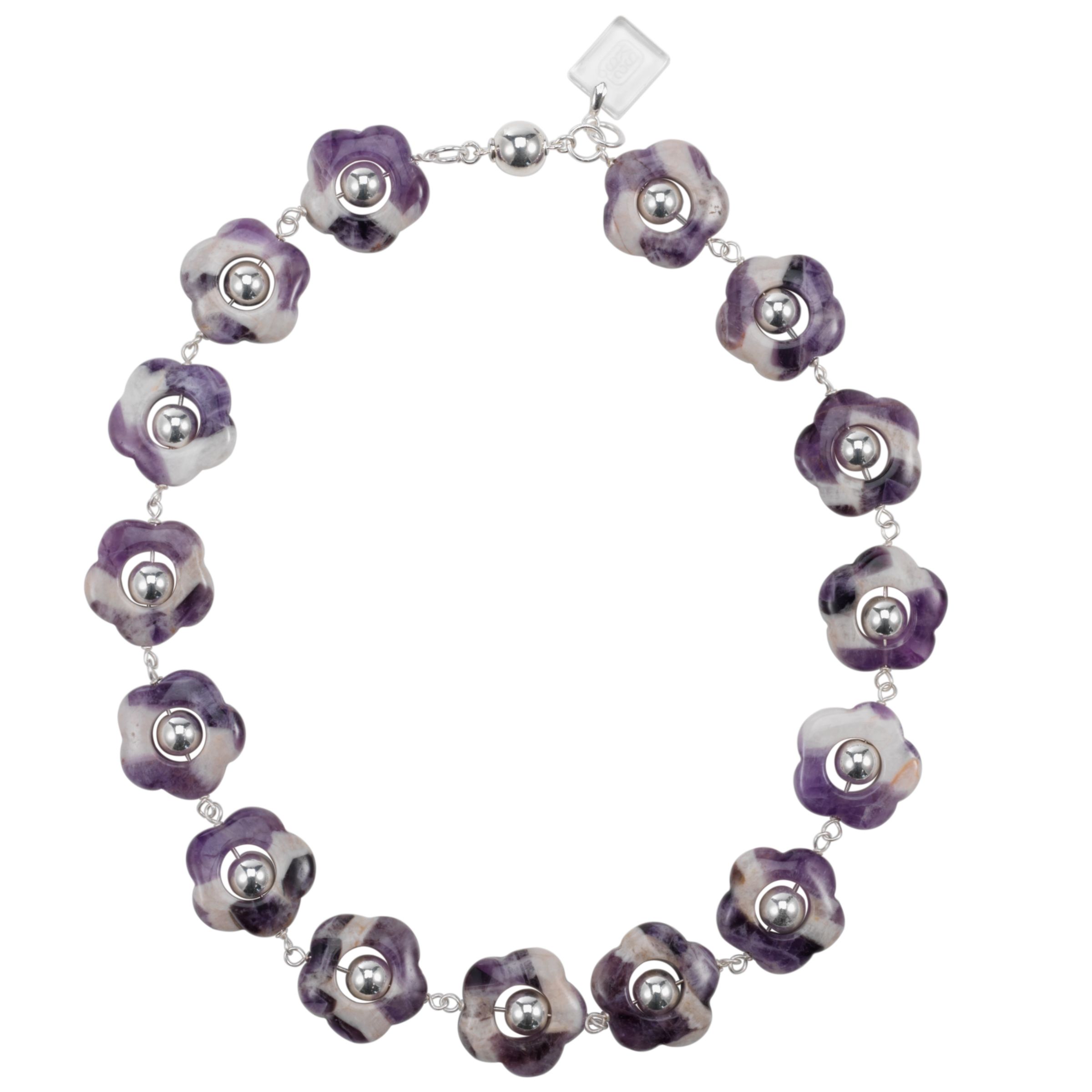 Ã…ska Scandinavia Danielle Purple Necklace