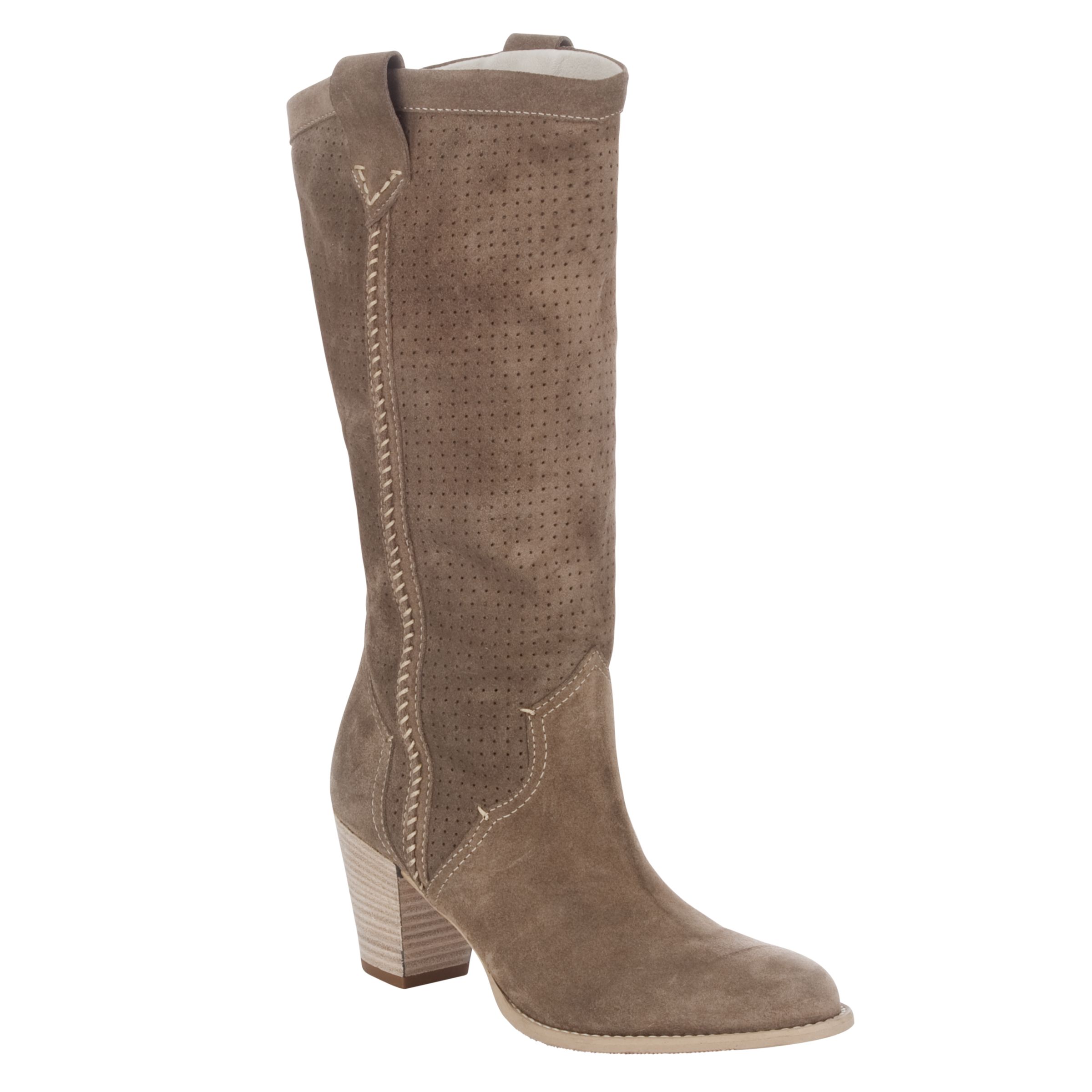 John Lewis Shergar  Knee High Boots, Beige
