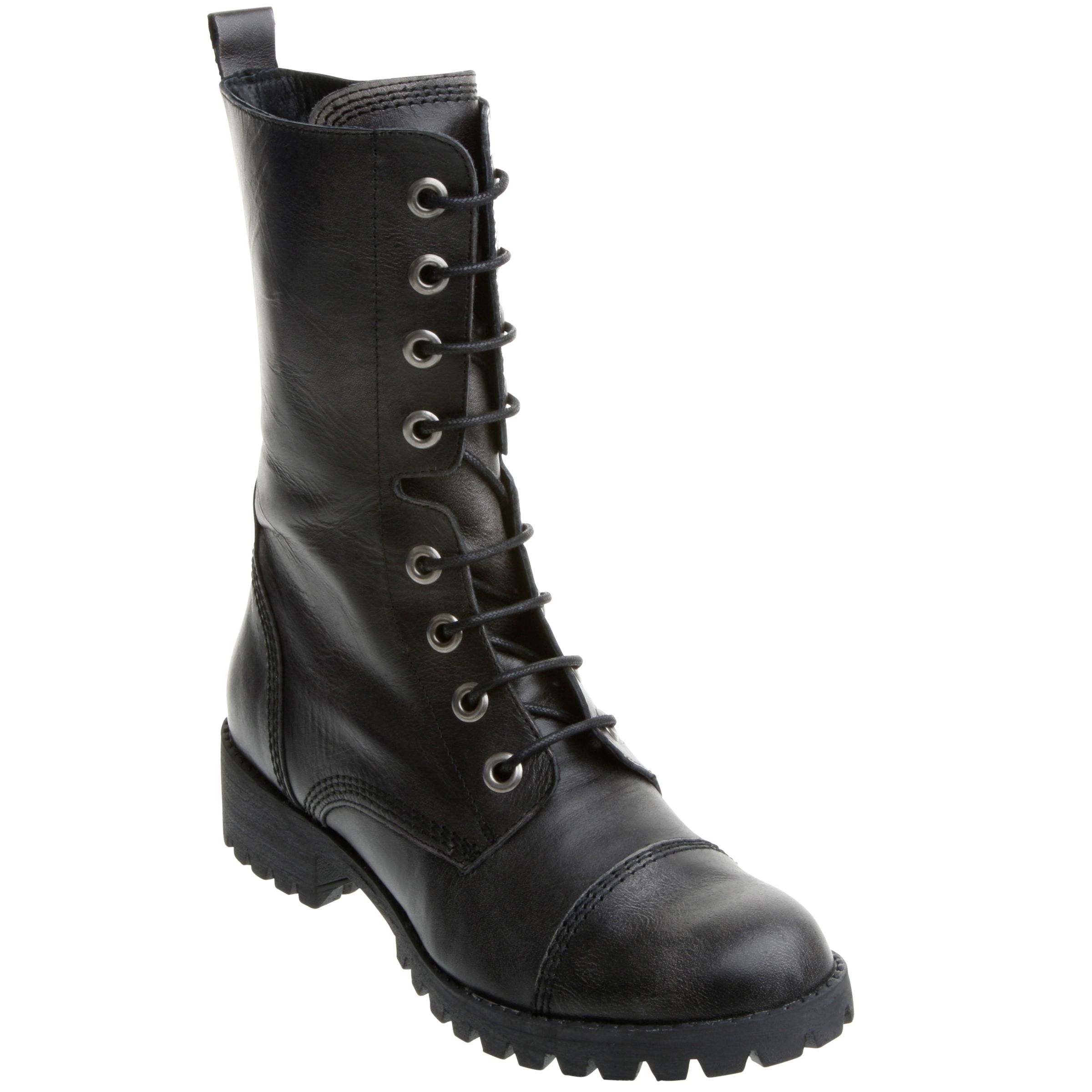 Dune Maser Lace Up Biker Boots