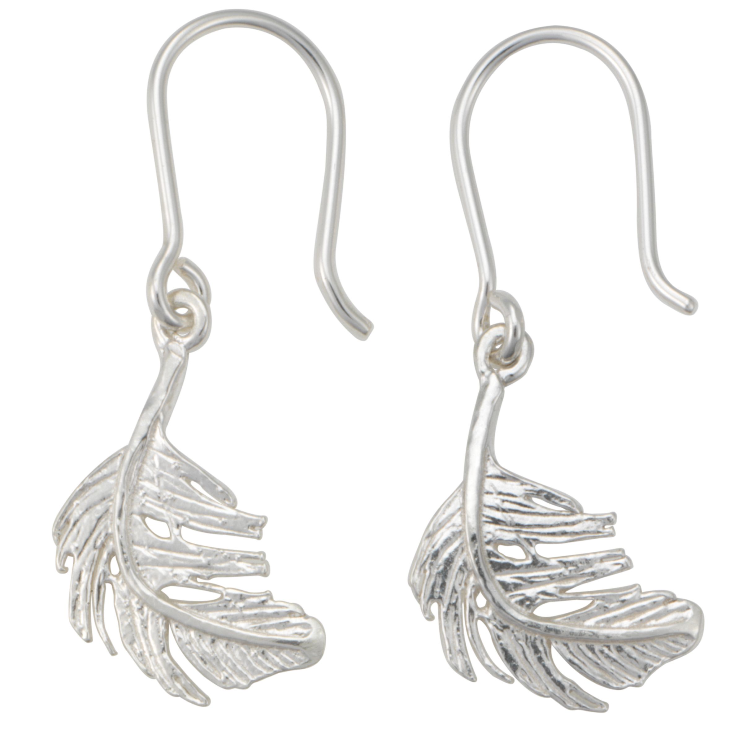 Alex Monroe Little Feather Hook Earrings