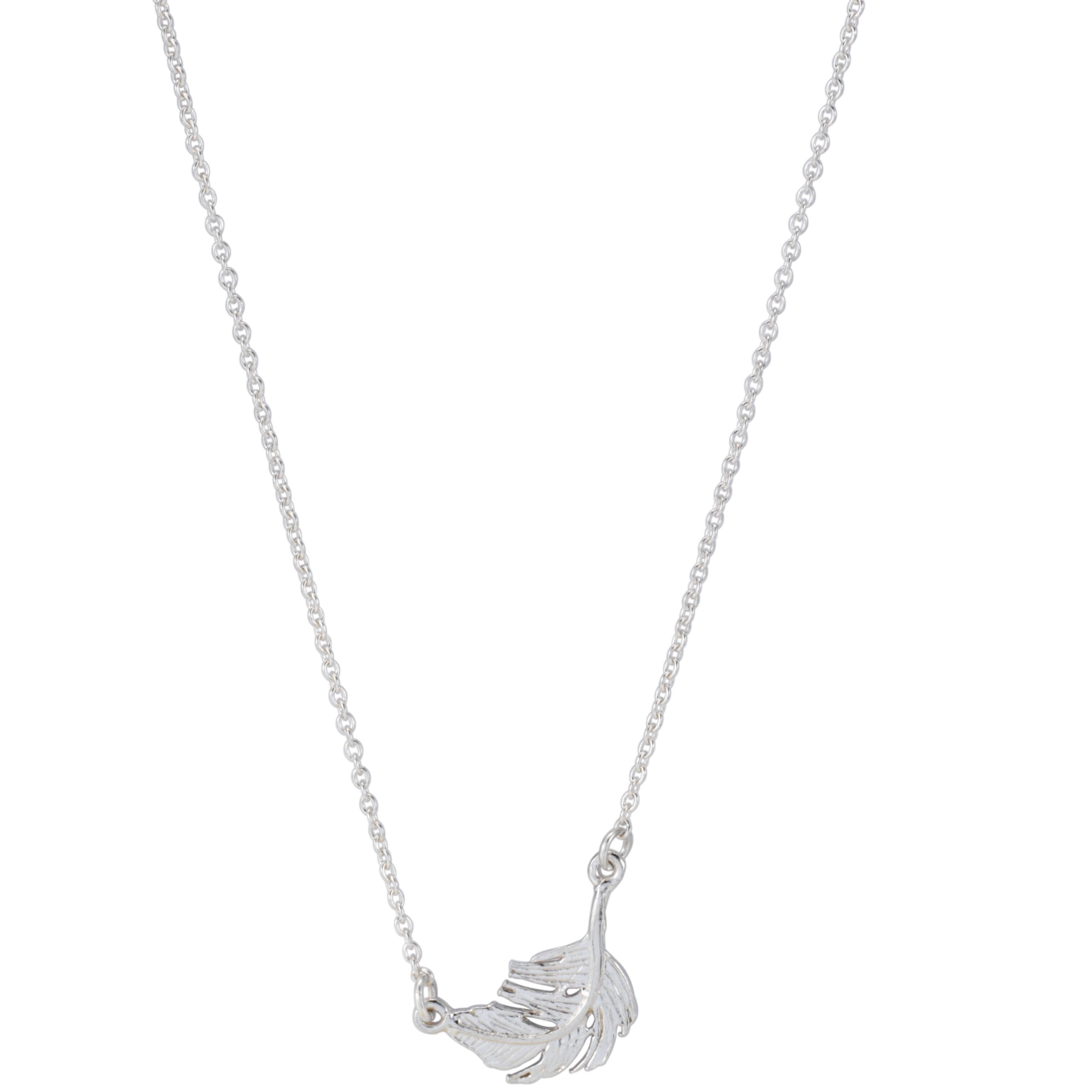 Alex Monroe Little Feather Silver Necklace