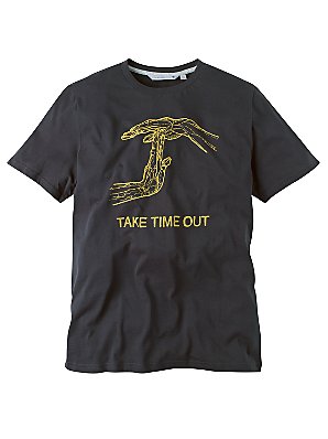 Fat Face Take Time Out T-Shirt, Grey, M