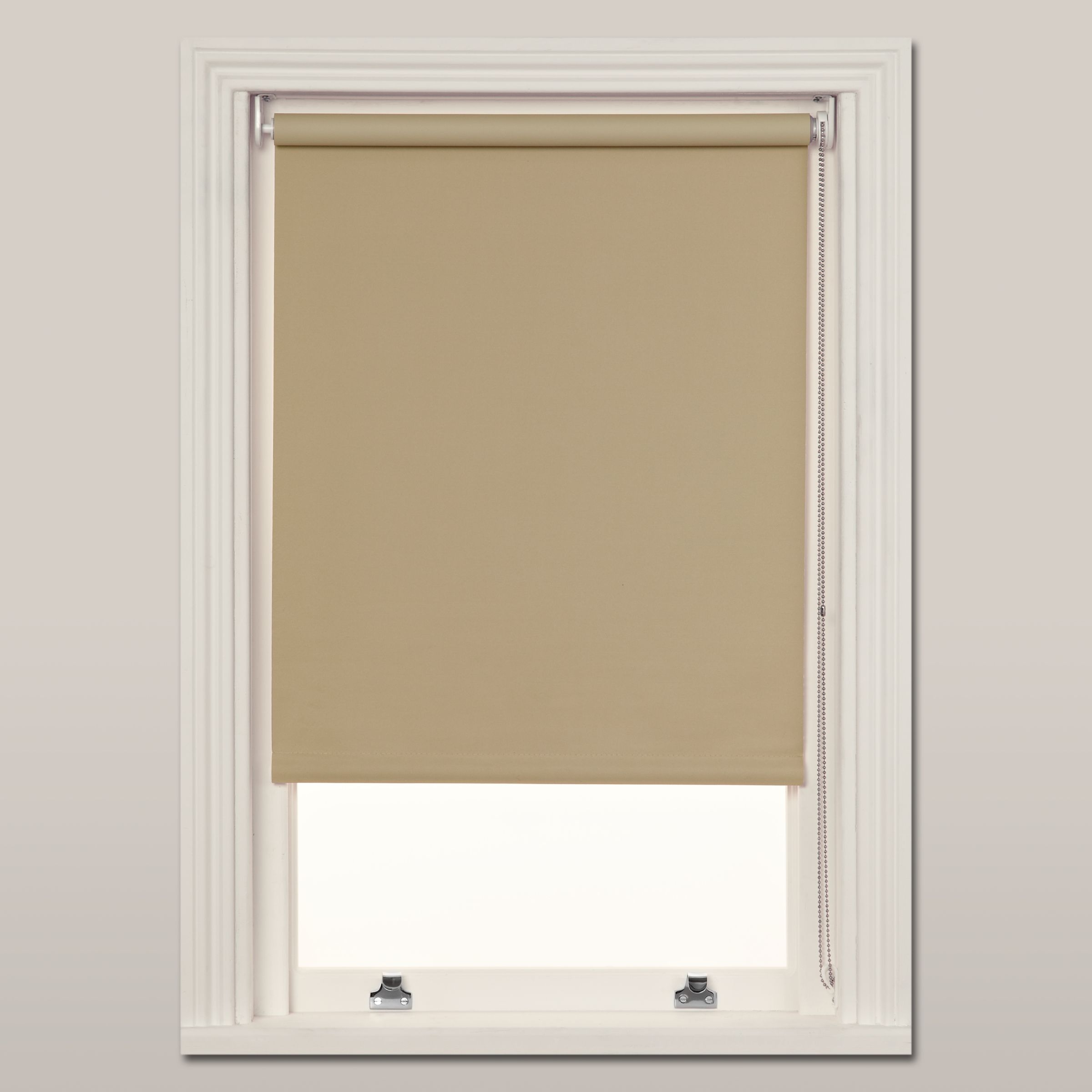 John Lewis Blackout Roller Blinds, Putty