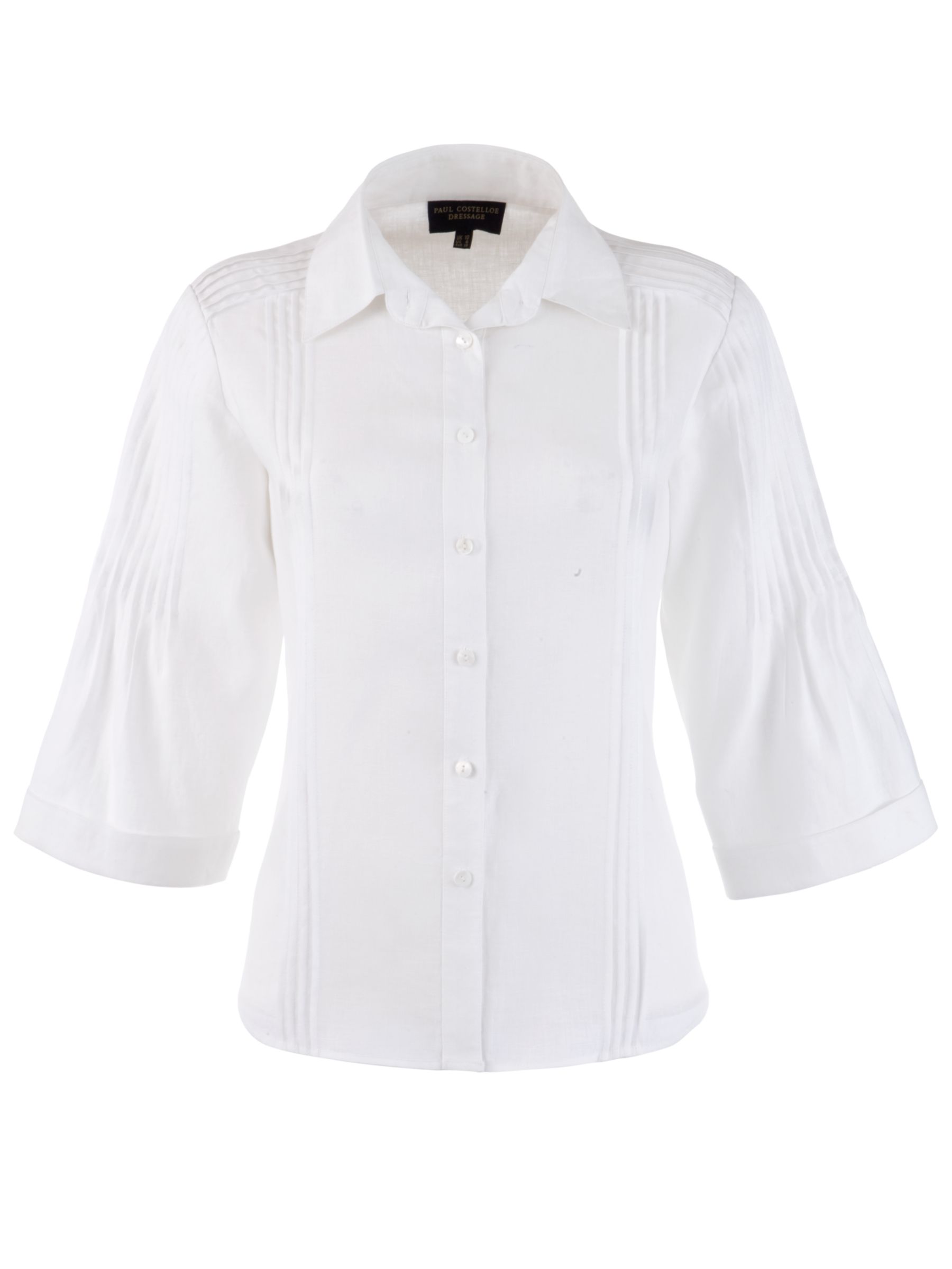 Paul Costelloe Pintuck Detail Blouse, Optic