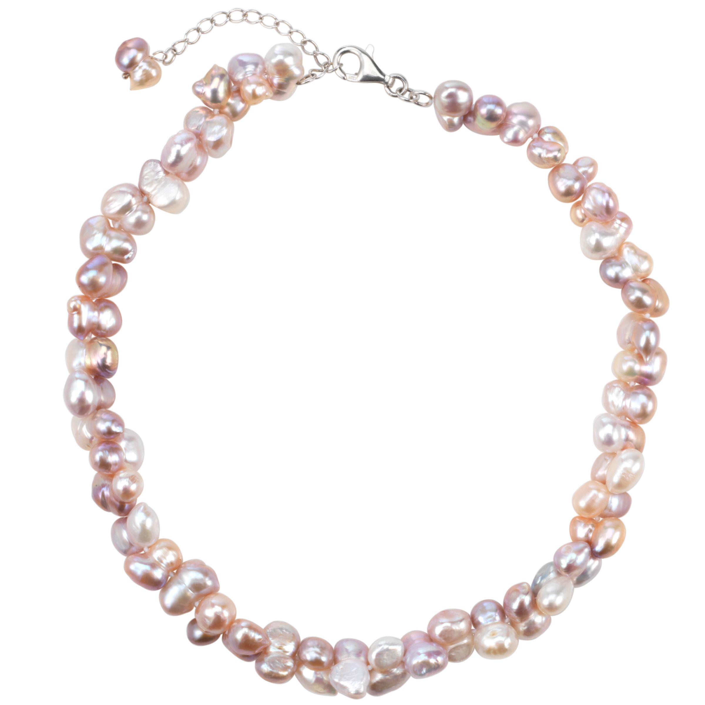 Lido Pearls Large Pink Baroque Pearl Necklace