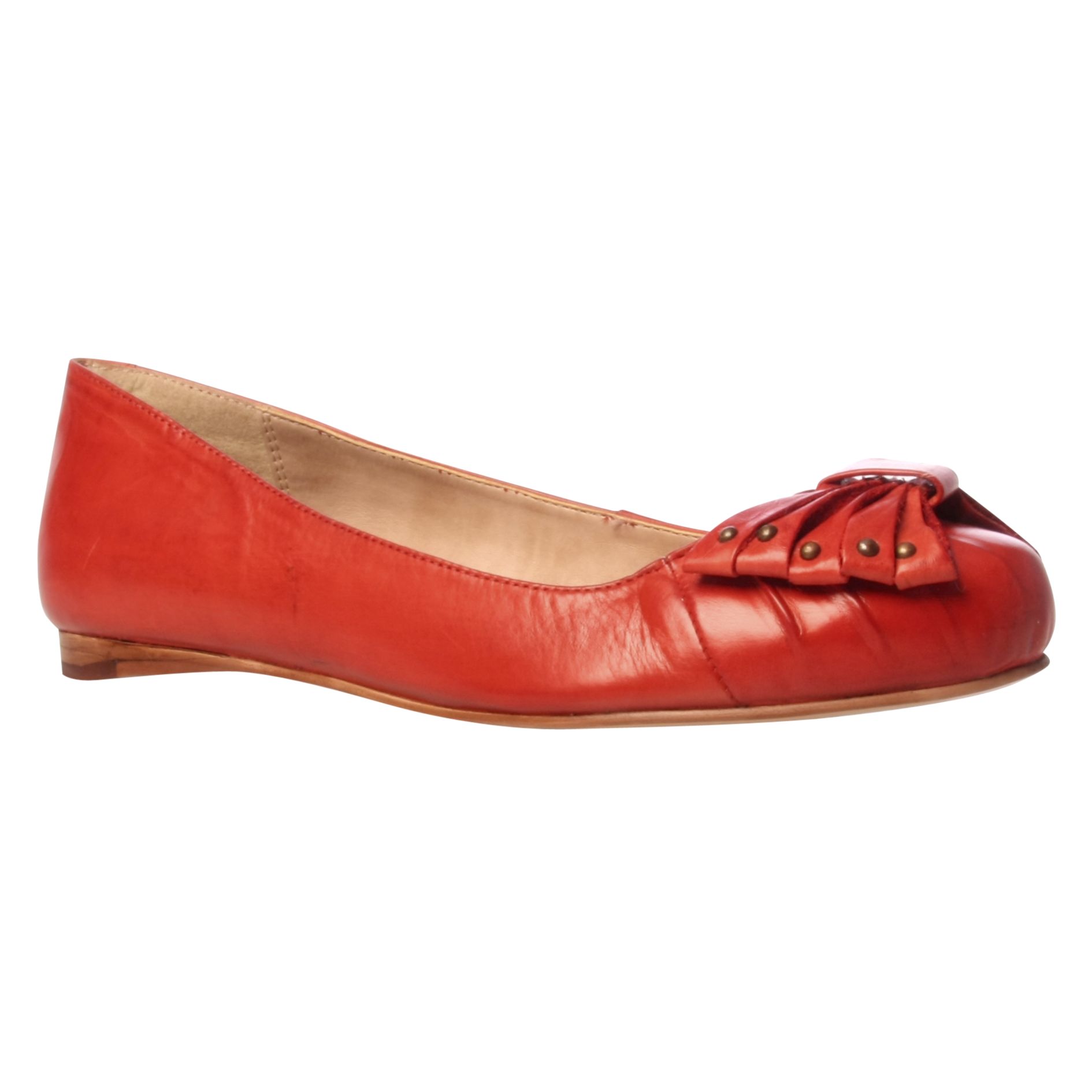 Carvela Limpid Flat Pump Shoes, Red, 5