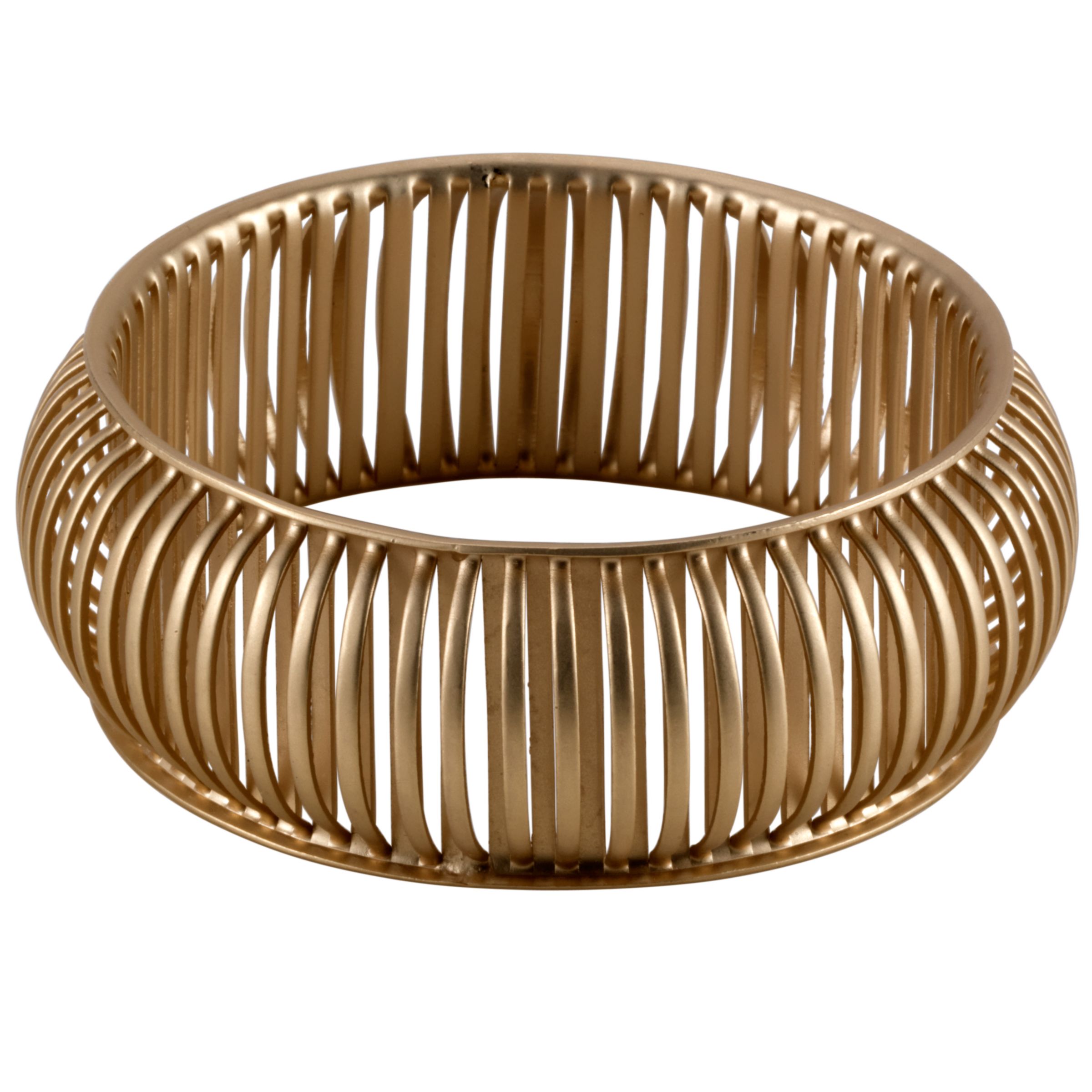 John Lewis Women Matte Antique Line Bangle, Antique Gold