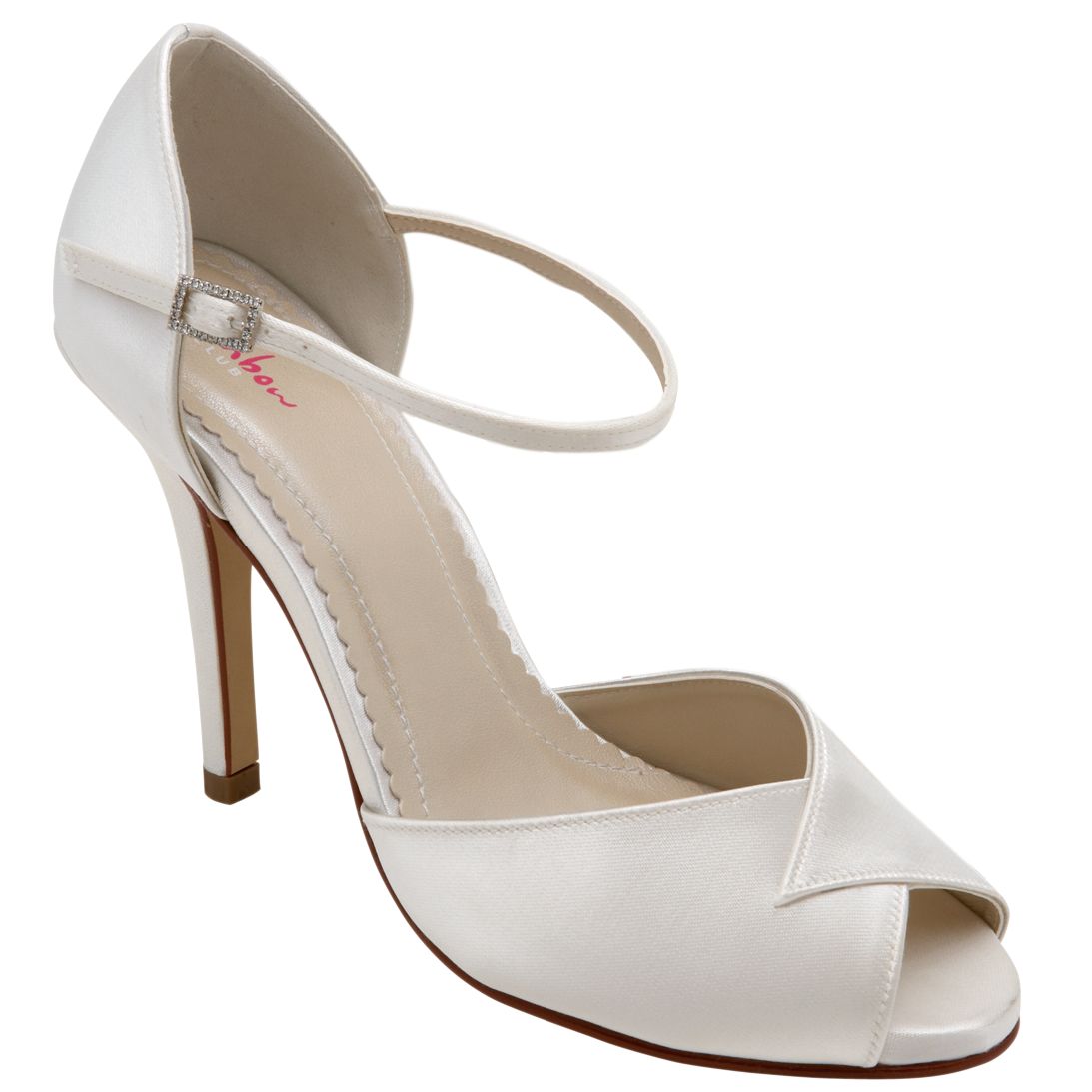 Rainbow Club Faye Peep-Toe Platform Shoes, Ivory