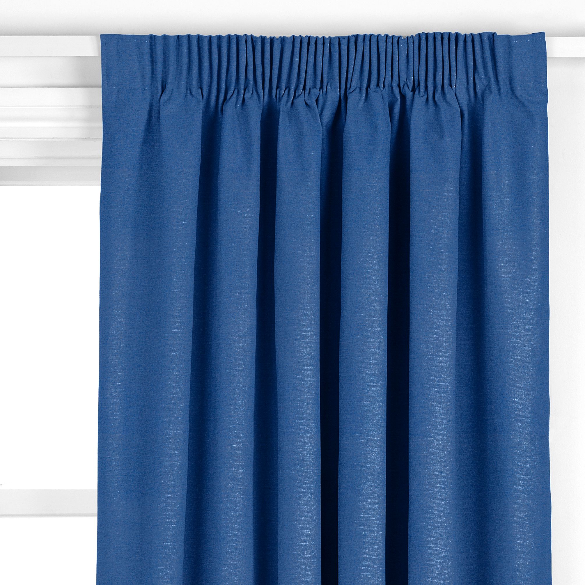 John Lewis Highland Blue Pencil Pleat Curtains