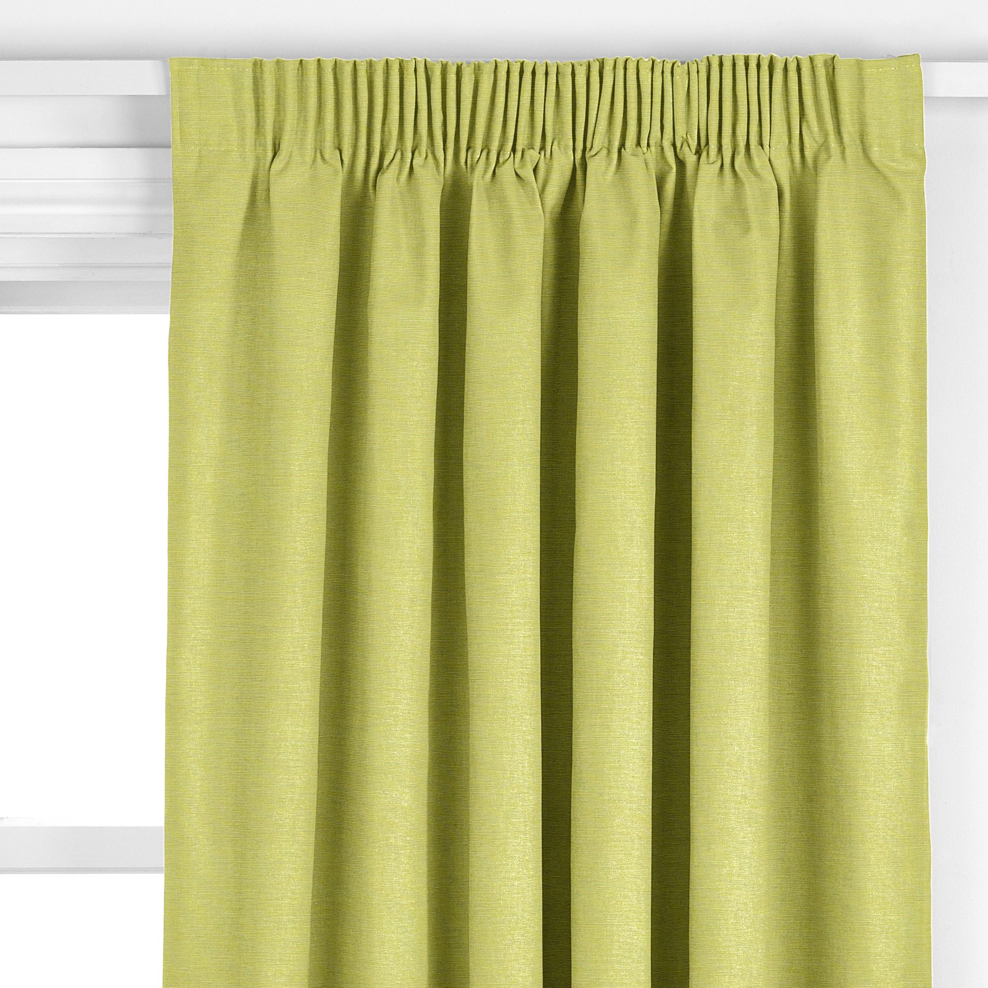 John Lewis Metro Pencil Pleat Curtains, Catkin