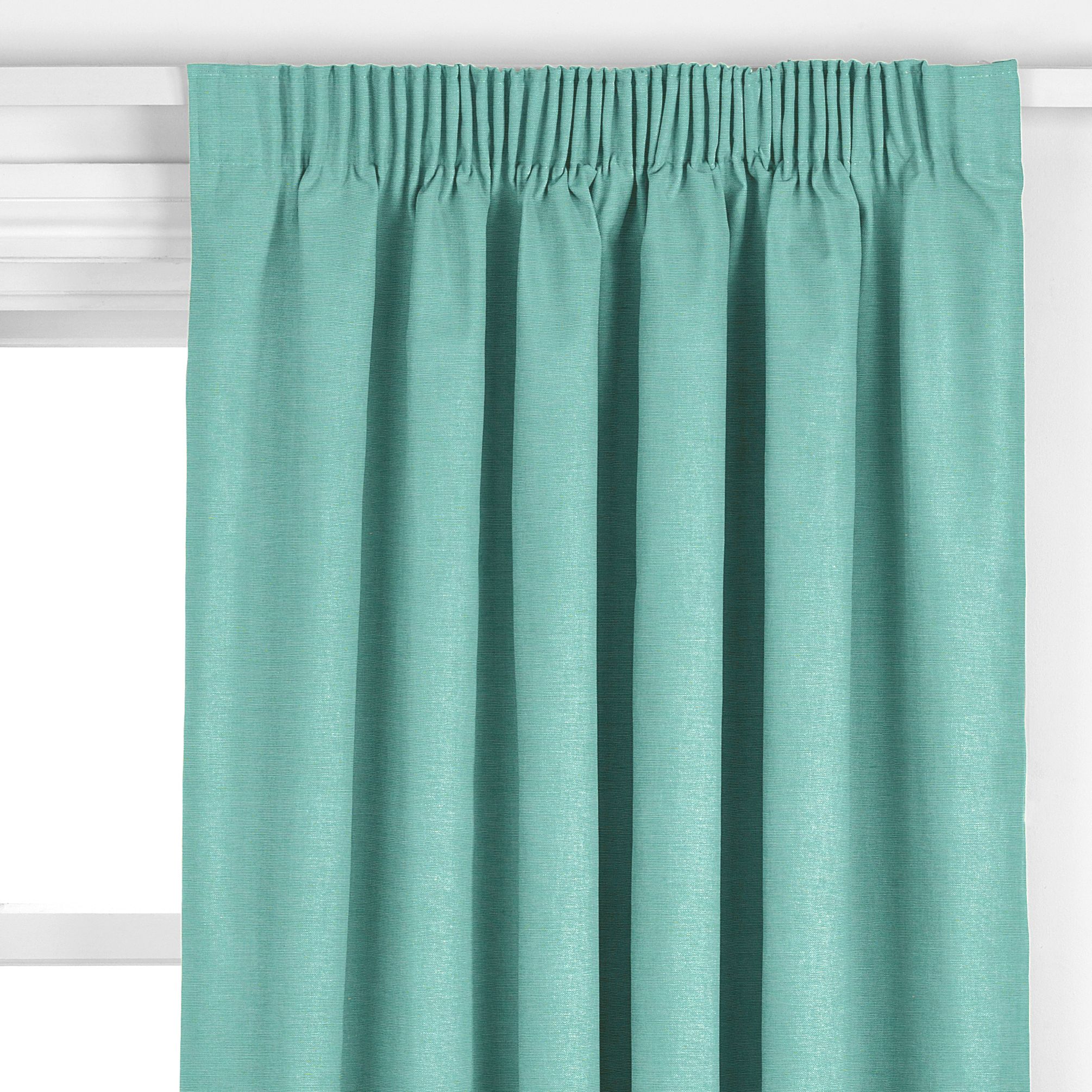 John Lewis Metro Pencil Pleat Curtains, Pale