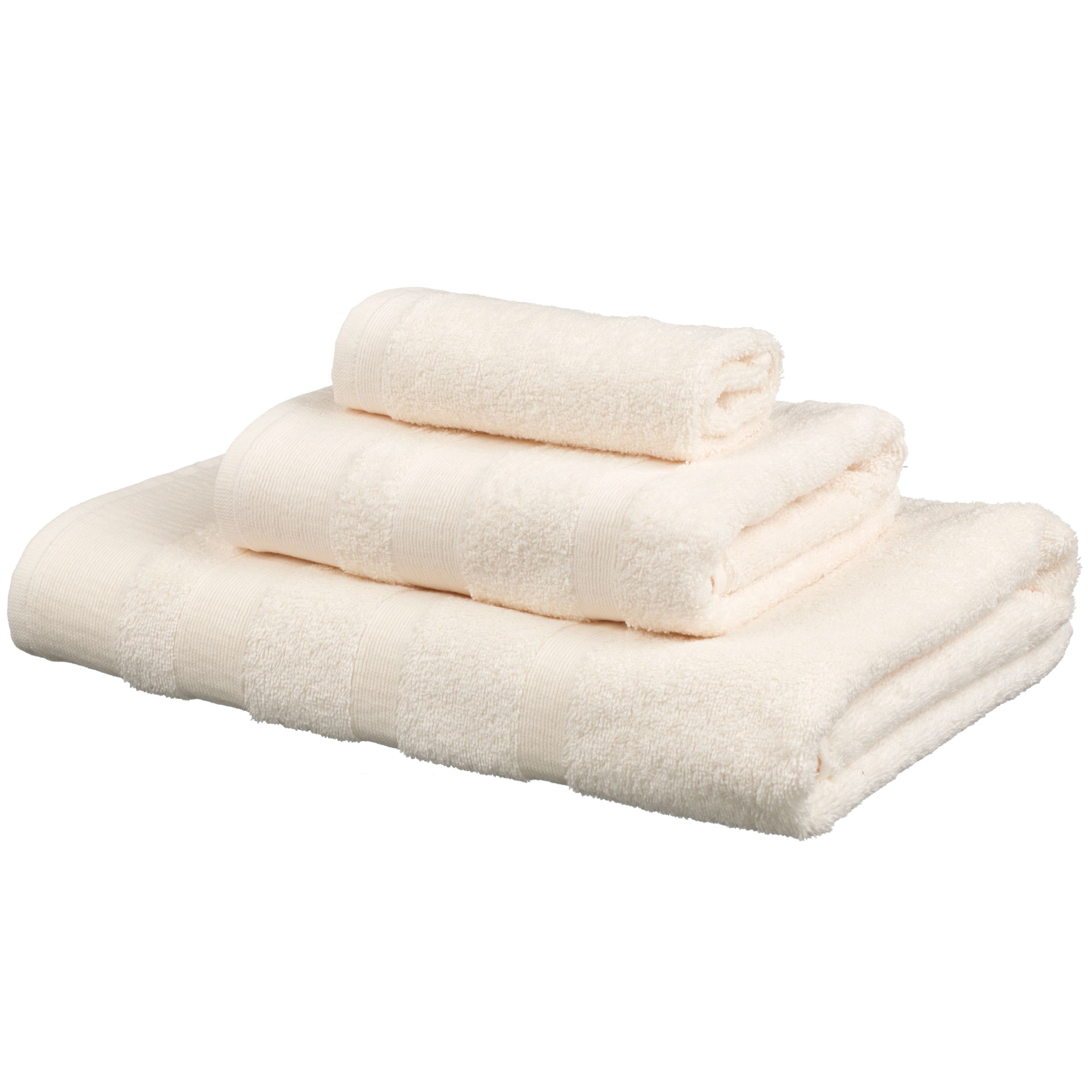 John Lewis Fairtrade Organic Hand Towel Oyster