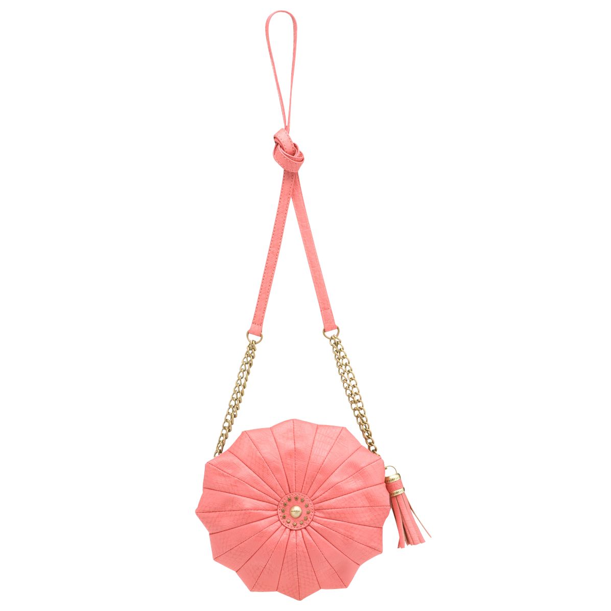 Fiorelli Waikiki Small Pouchy Across Body Handbag, Coral