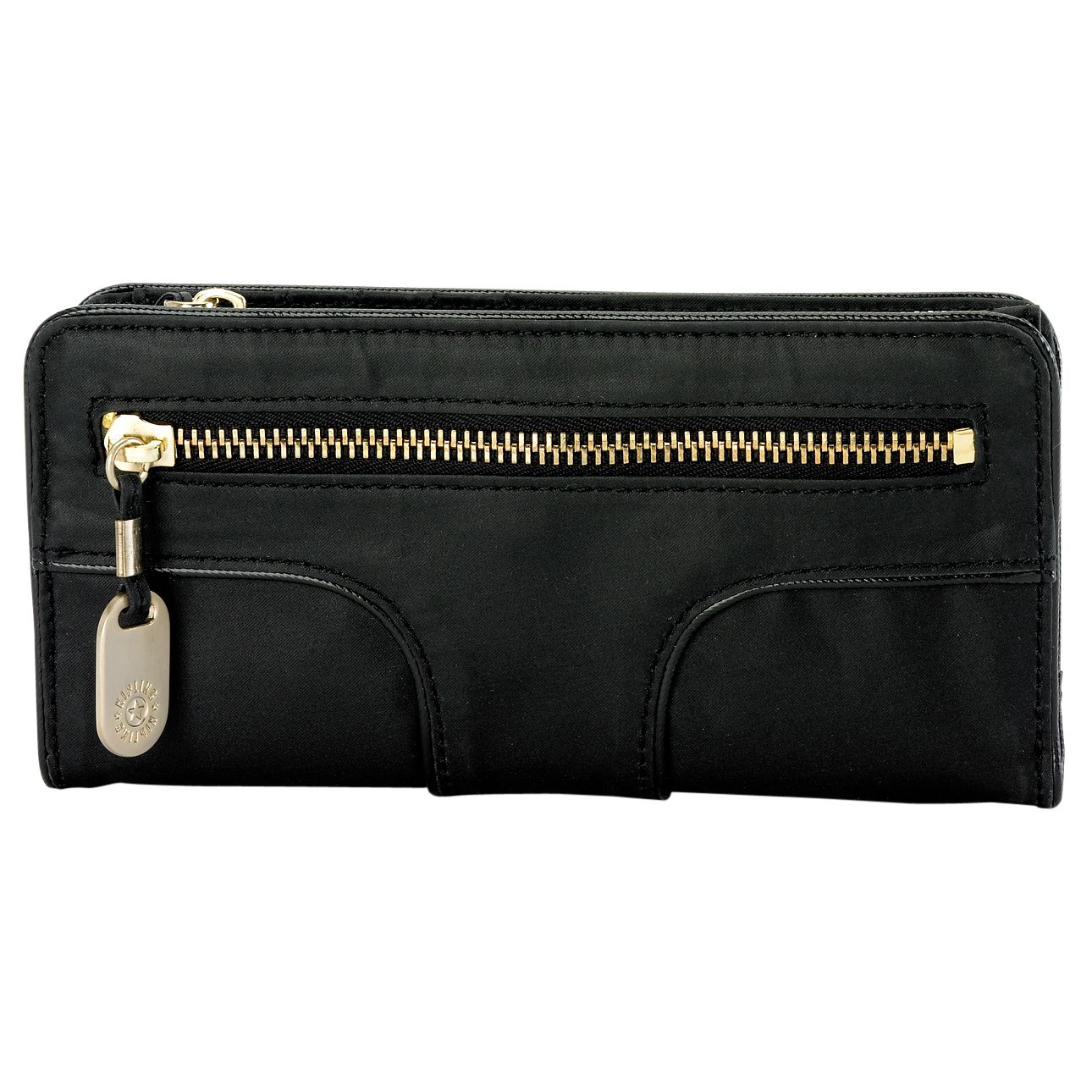 Kipling Elly Large Flapover Purse, Black