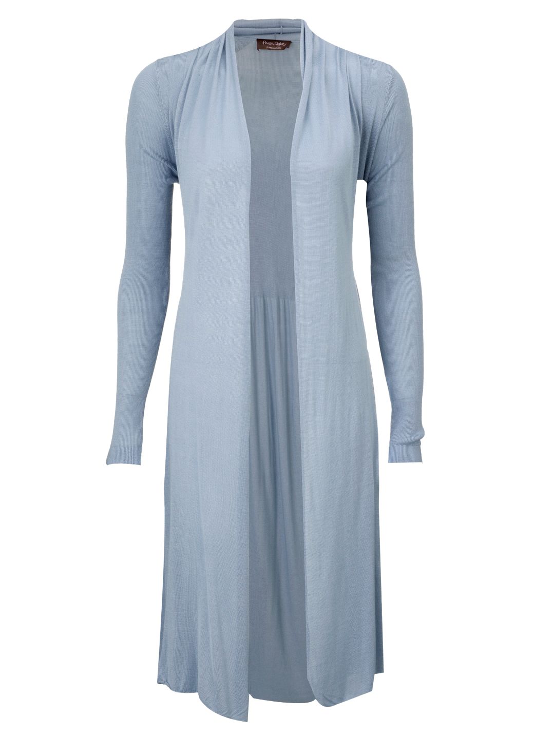 Phase Eight Half Rib Long Cardigan, Cloud, 18