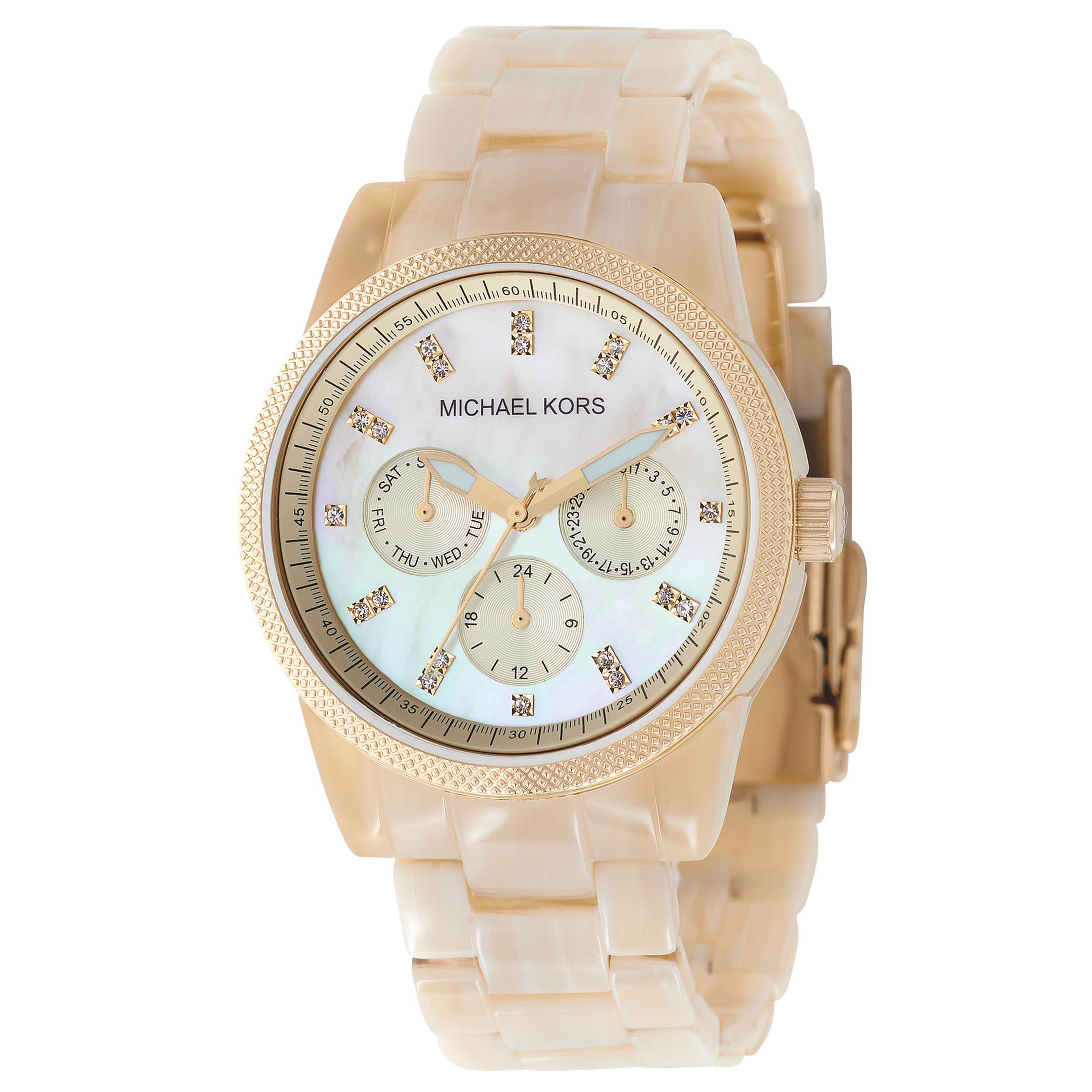 Michael Kors MK5039 Women's Horn Acrylic Watch at John Lewis