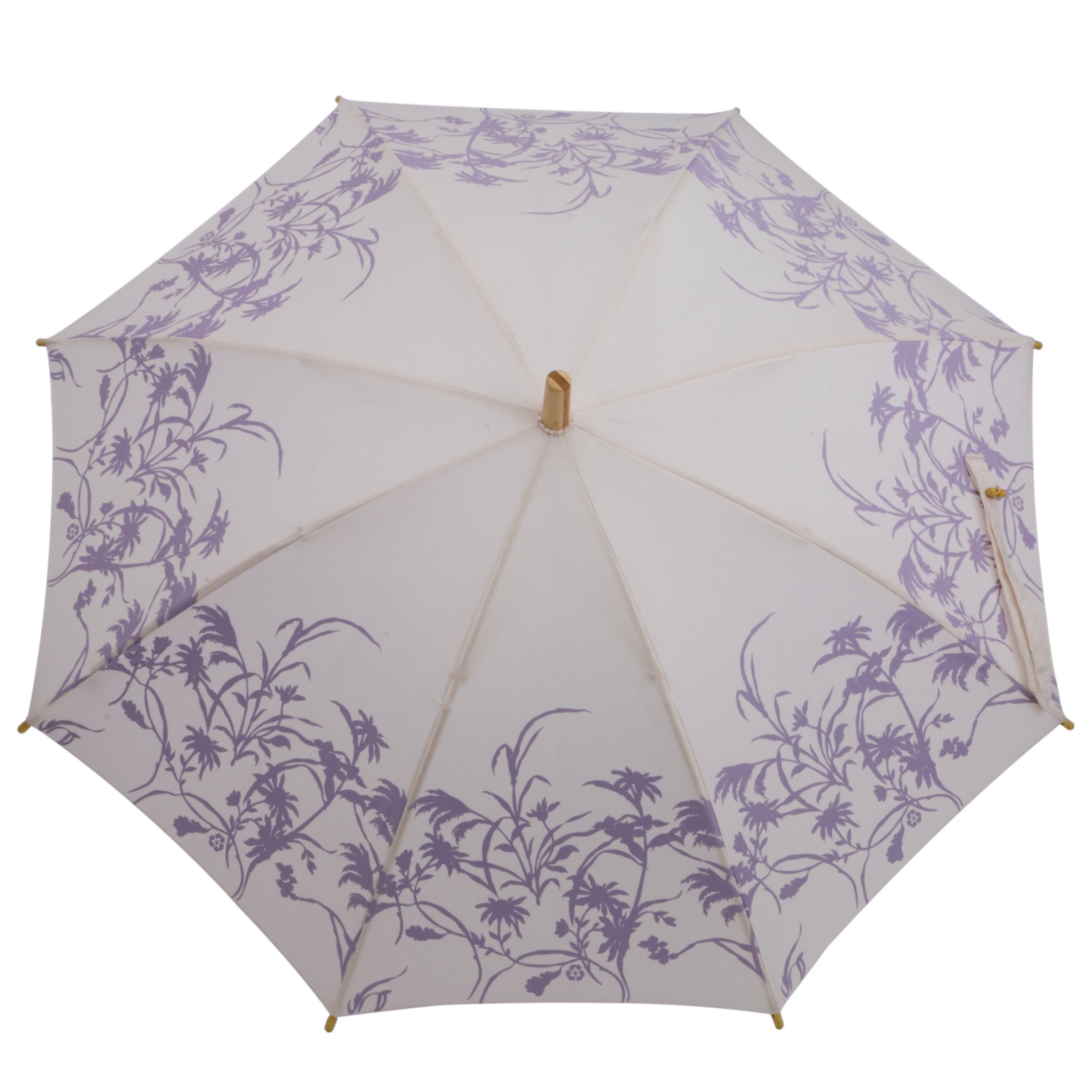 Fulton Eco Walker Umbrella CreamPurple