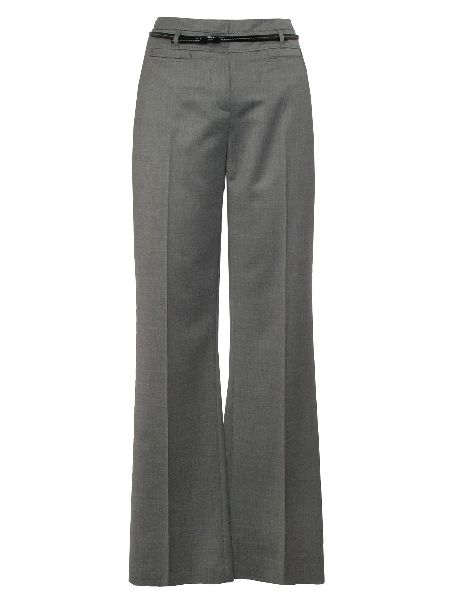 Kaliko Smart Bootcut Flare Trousers, Canon Grey, 12