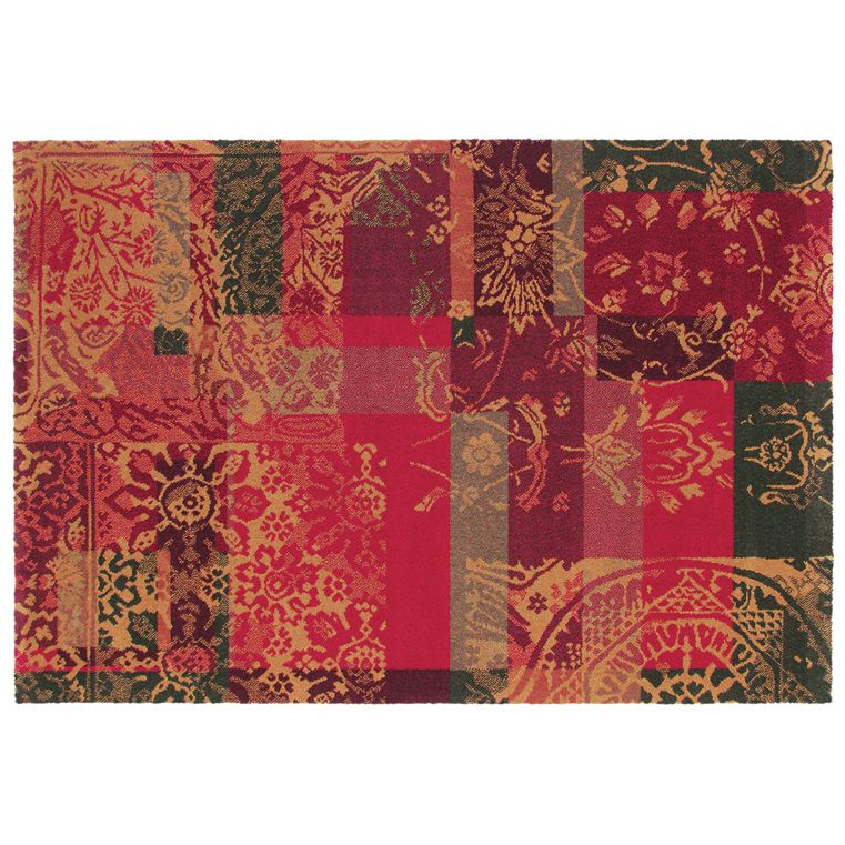 Fusion Balance Rug, Red, L230 x W160cm at John Lewis