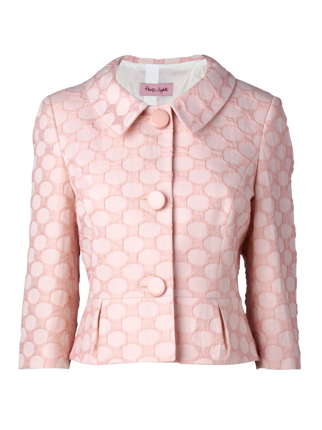 Phase Eight Emmanuel Tailored Jacket, Cream/Petal, 10
