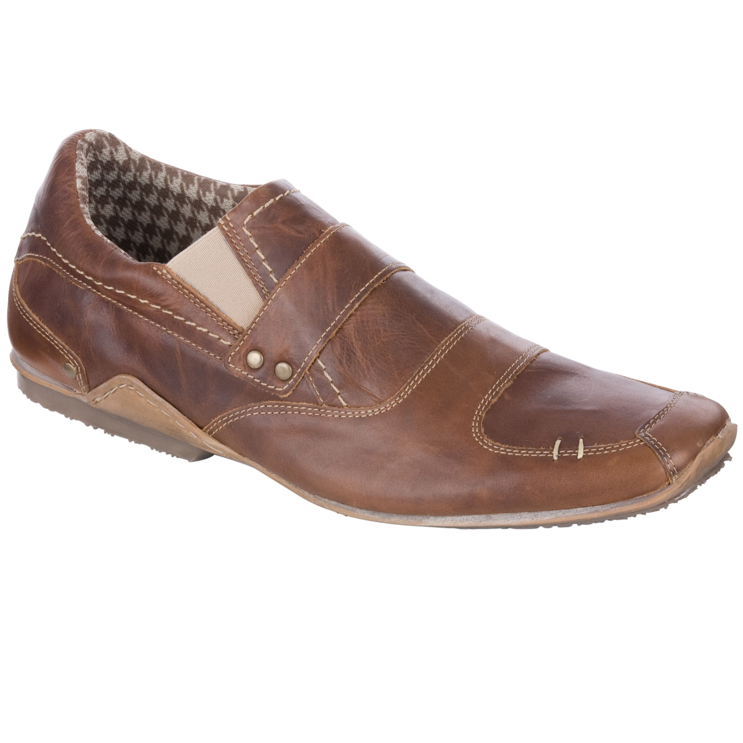 Dune Syria Leather Slip On Shoes