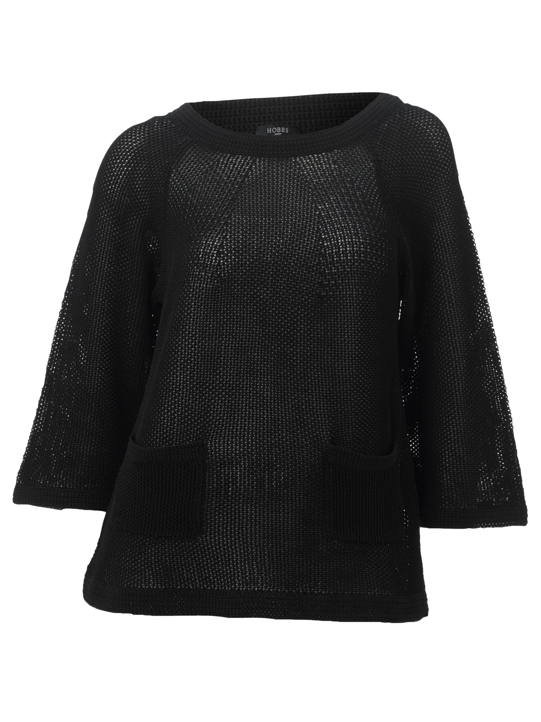 Hobbs Arundell ¾ Sleeve Jumper, Black