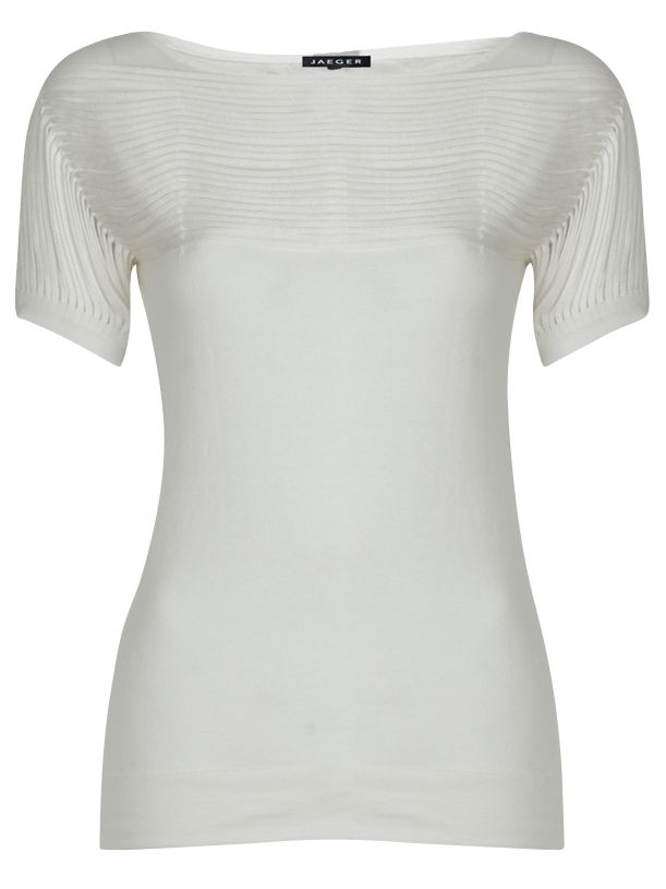 Jaeger Rouleaux Loop Jumper, White