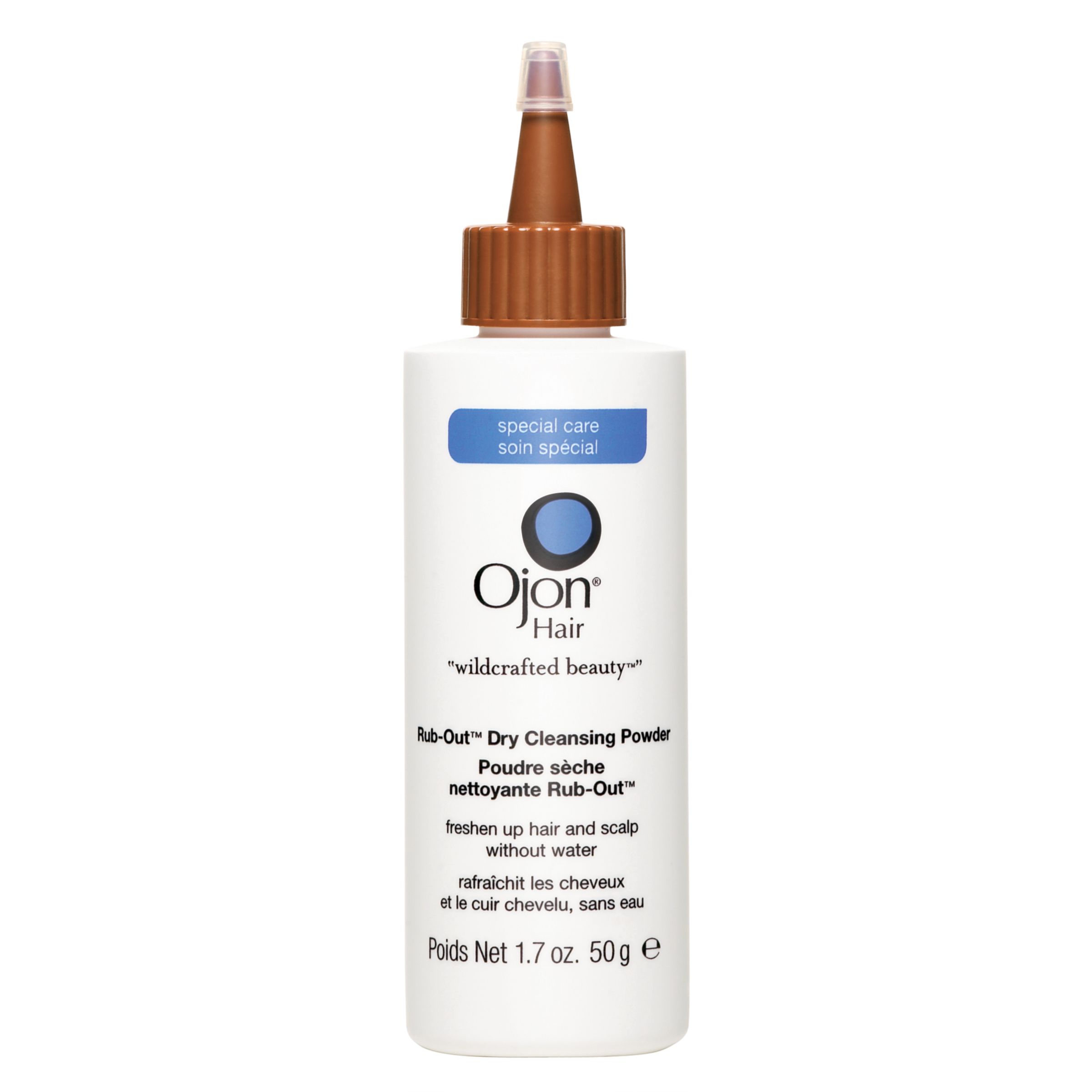 Ojon® Rub-Out™ Dry Cleansing Powder, 50g