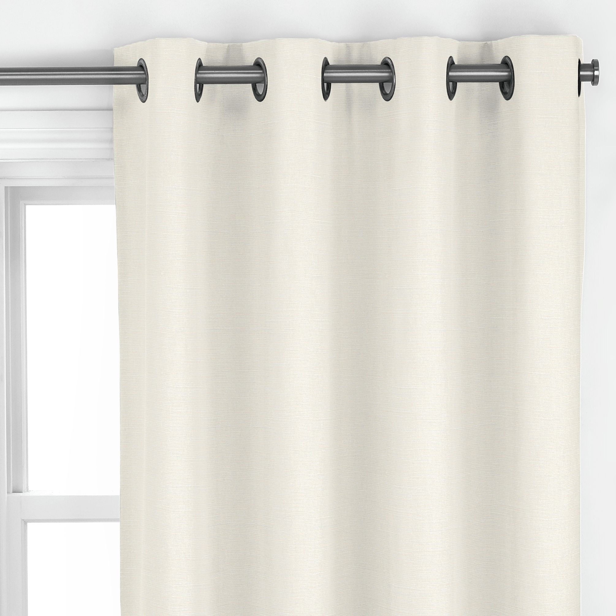 Brighton Eyelet Curtains, Oyster