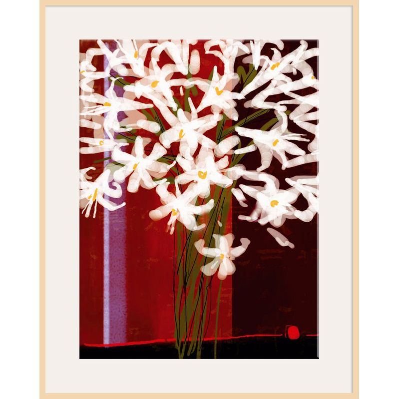 Floral Fanfare, Light Frame, 82 x 110cm at John Lewis