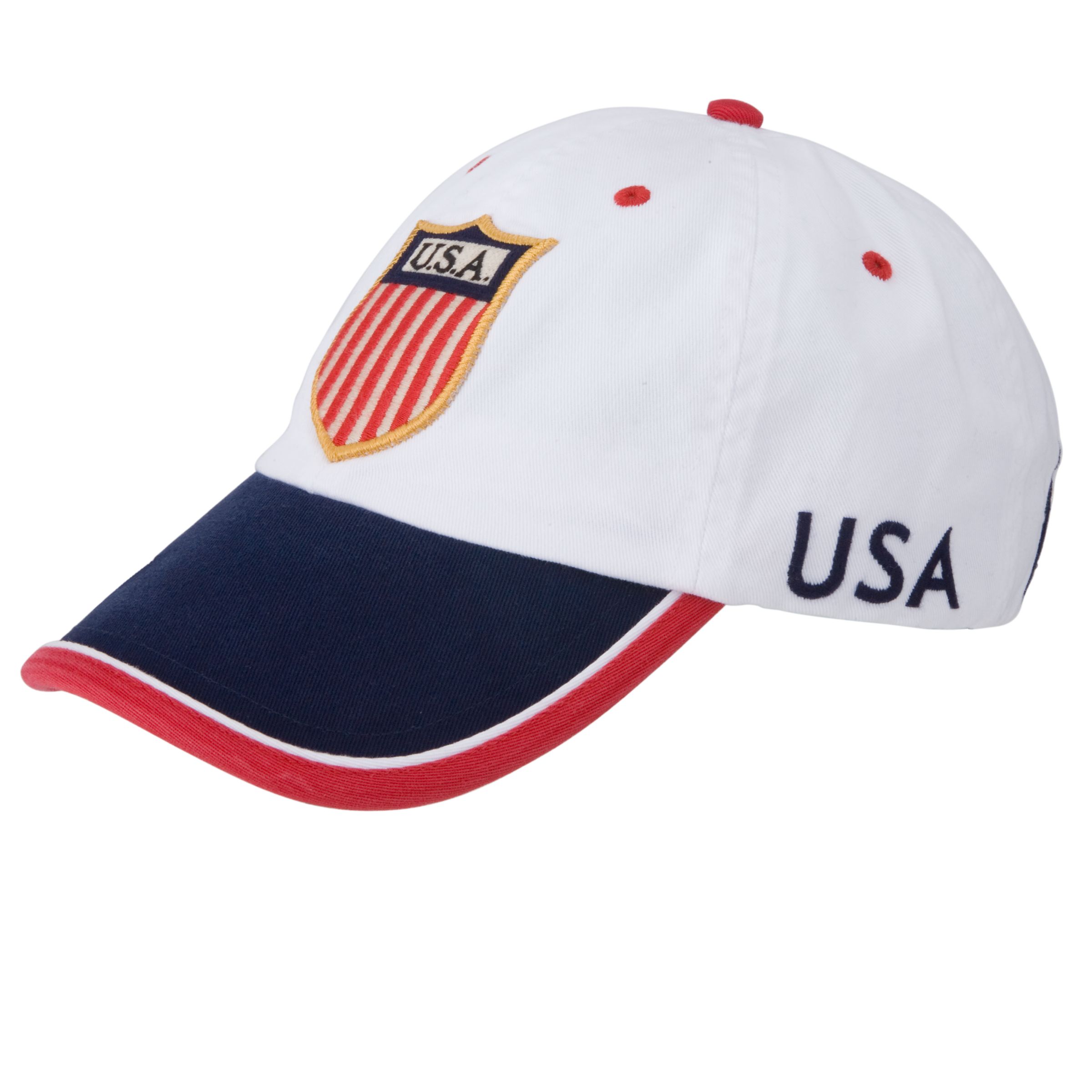 Polo Ralph Lauren Country Baseball Cap, USA, White