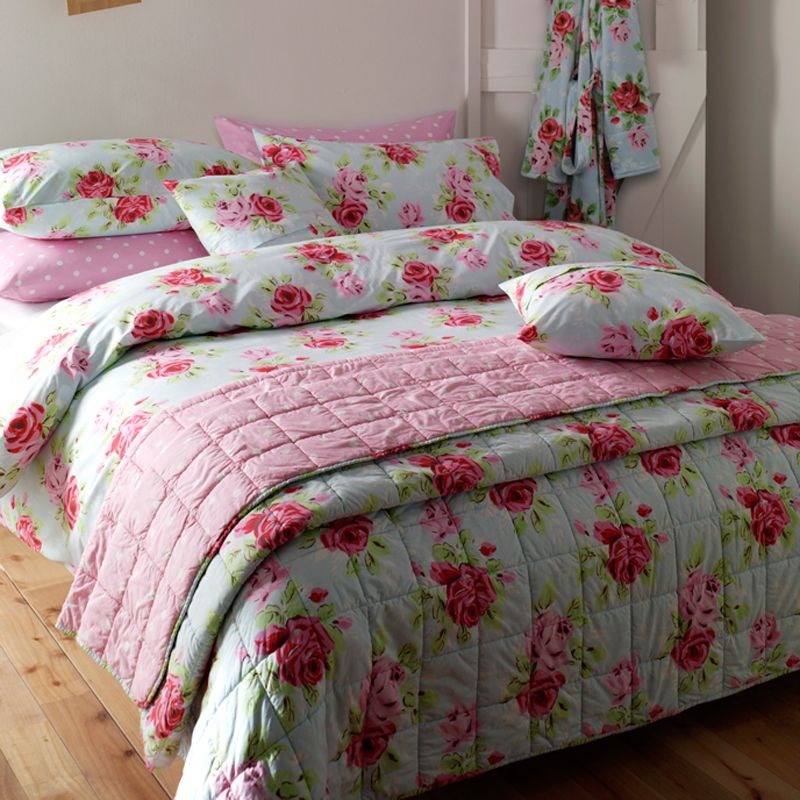 Rose Duvet Covers, Blue