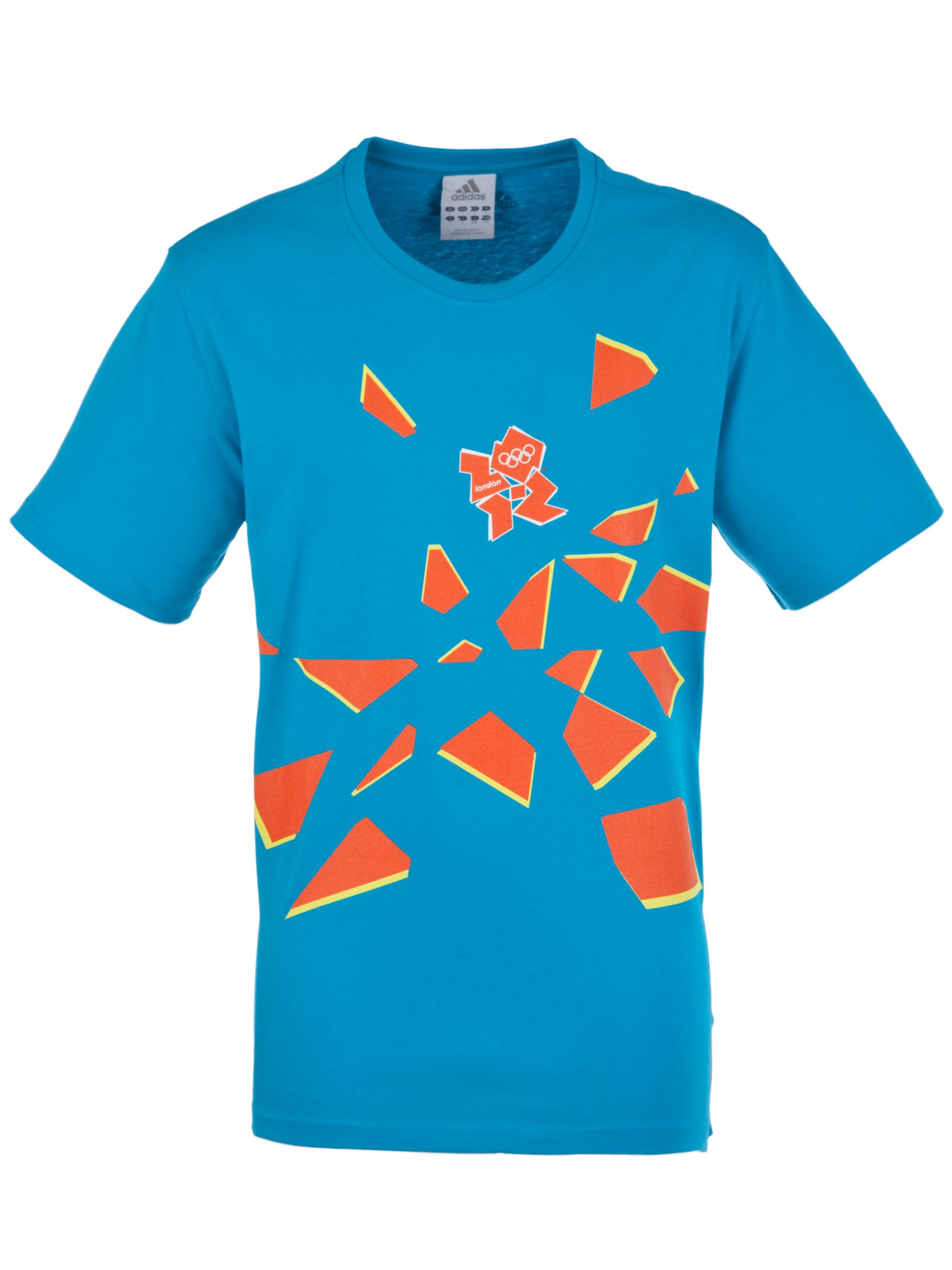 Adidas London 2012 Olympic Shards T-Shirt, Blue