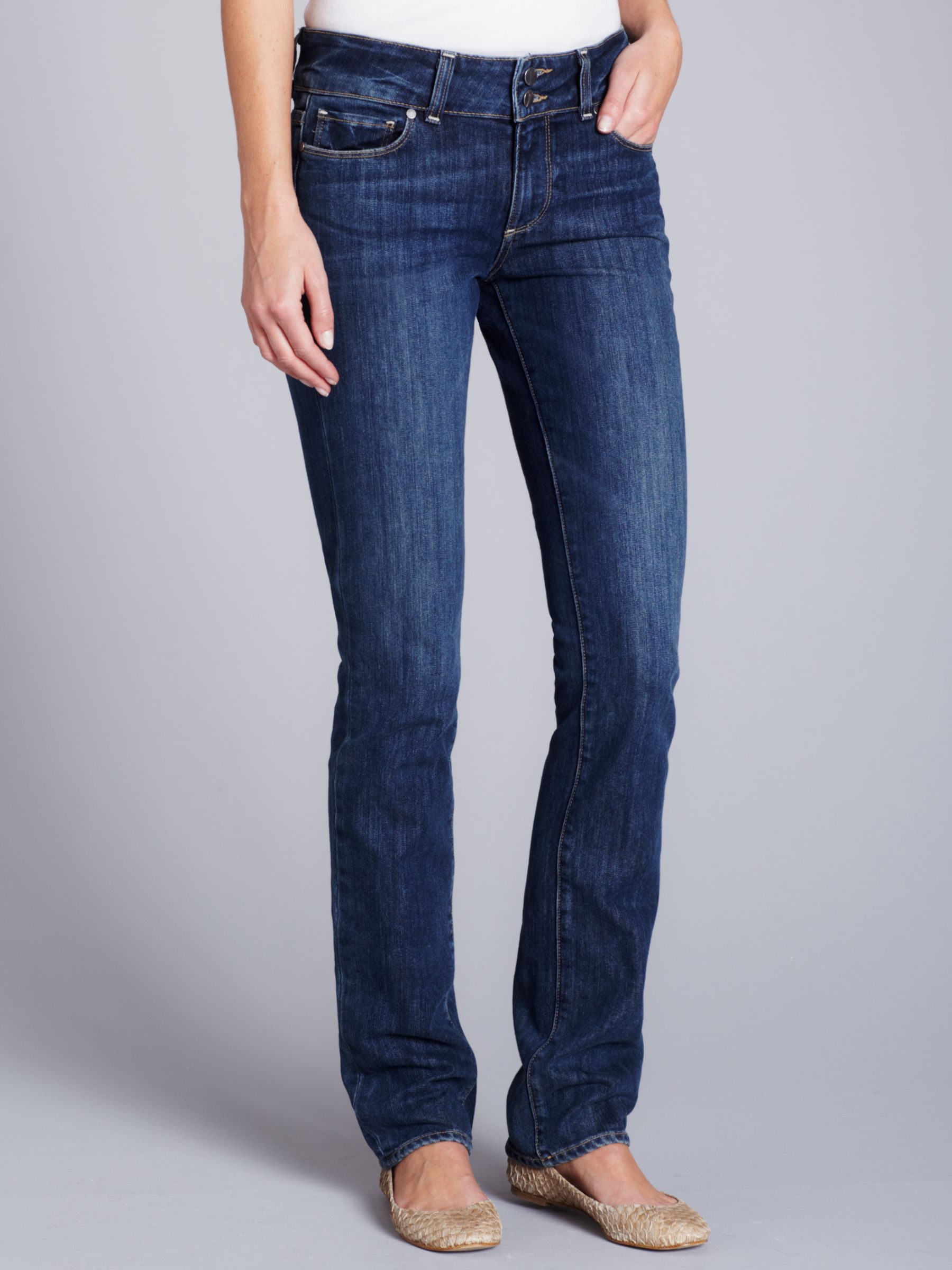 Paige Premium Denim Hidden Hills High Rise Skinny Jeans, Cottonwood Creek at John Lewis