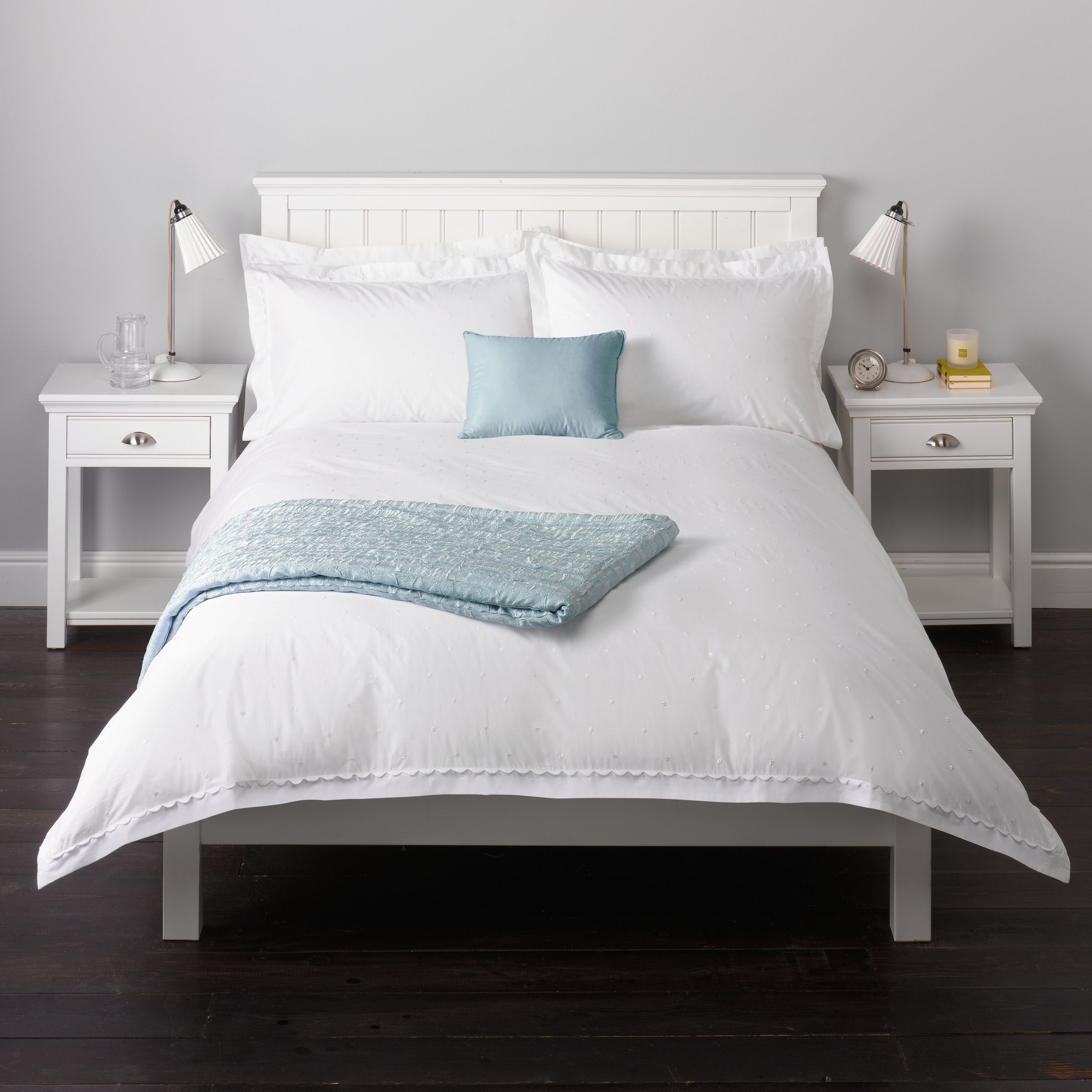 Charlotte Duvet Covers, White