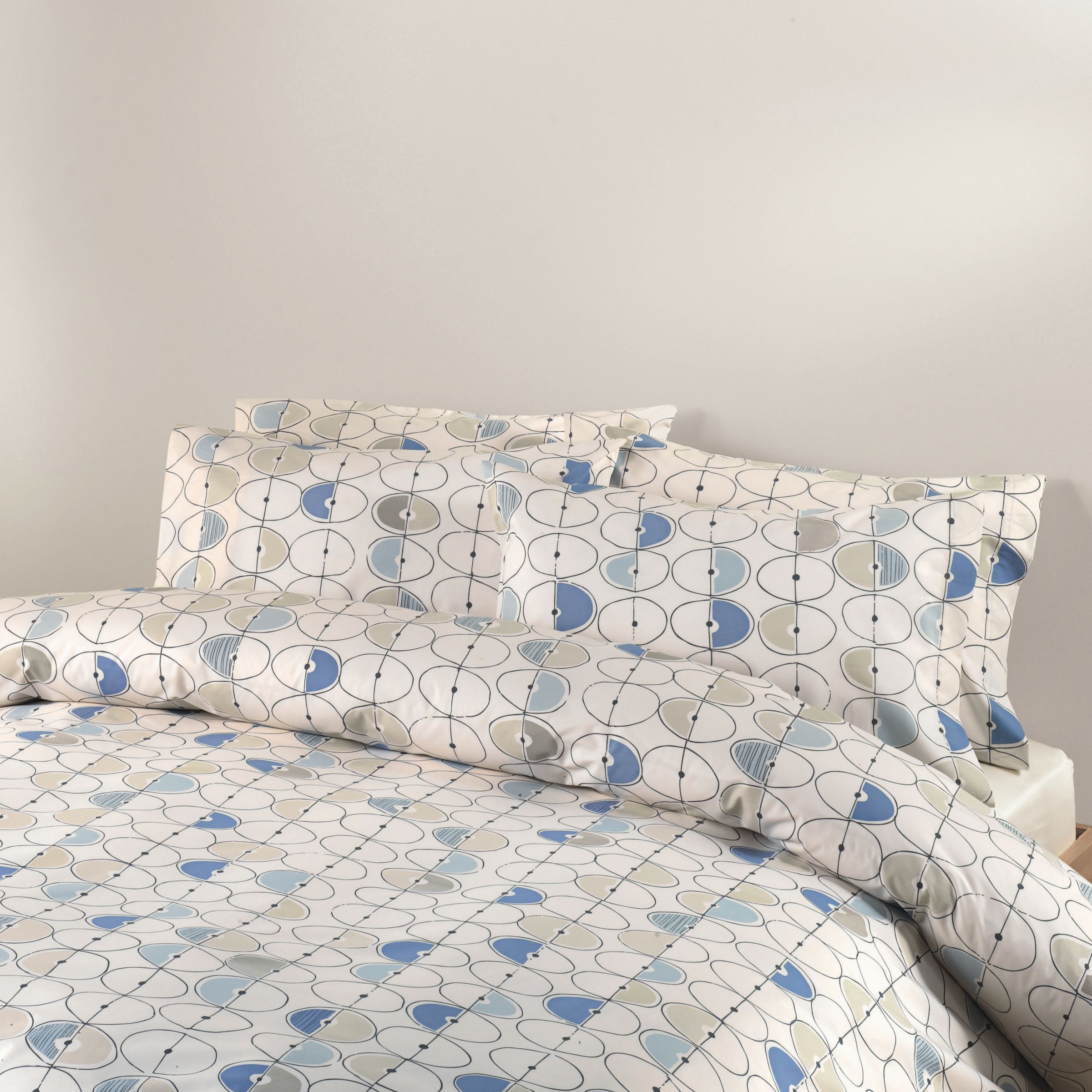 John Lewis Ovals Duvet Covers, Blue