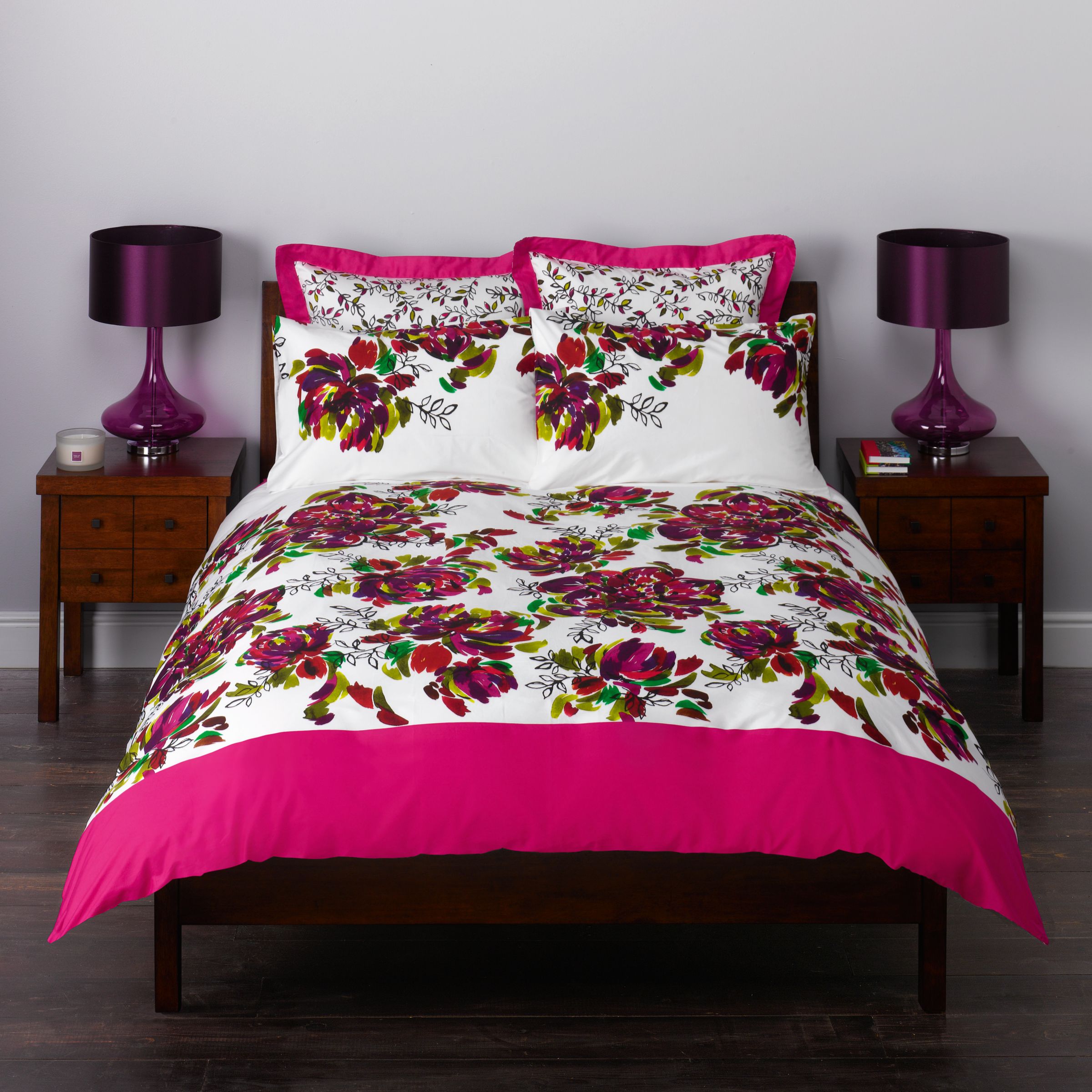 Zinnia Duvet Covers, Pink