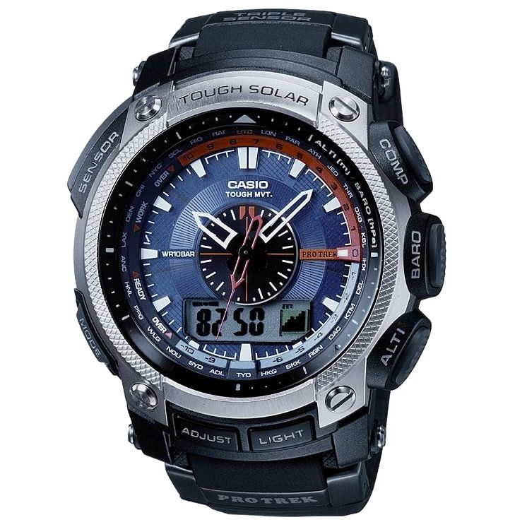 Casio PRW-5000-1ER Pro-Trek Multi Function Analogue Strap Watch